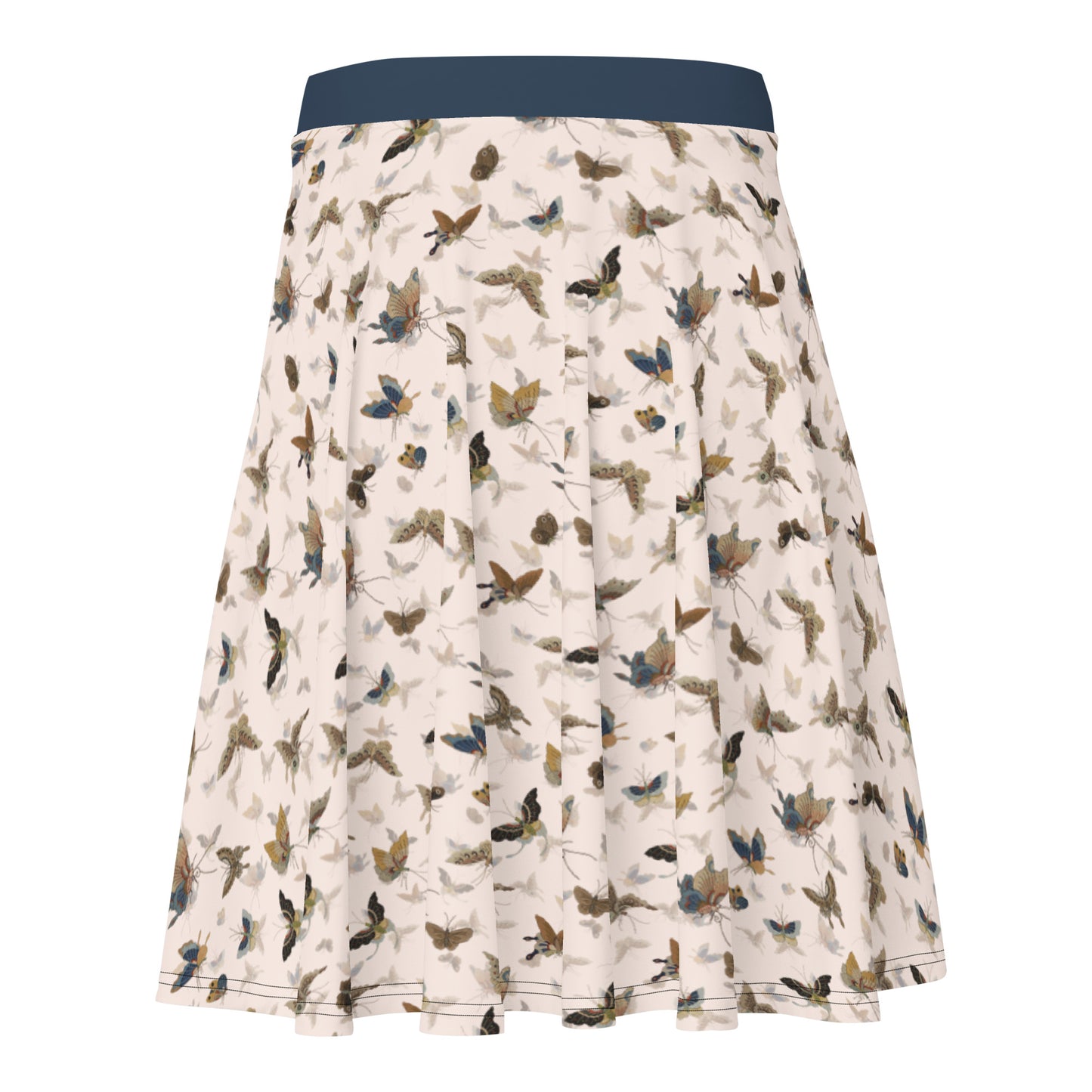 Butterfly dancing｜Skater Skirt｜Fish belly white