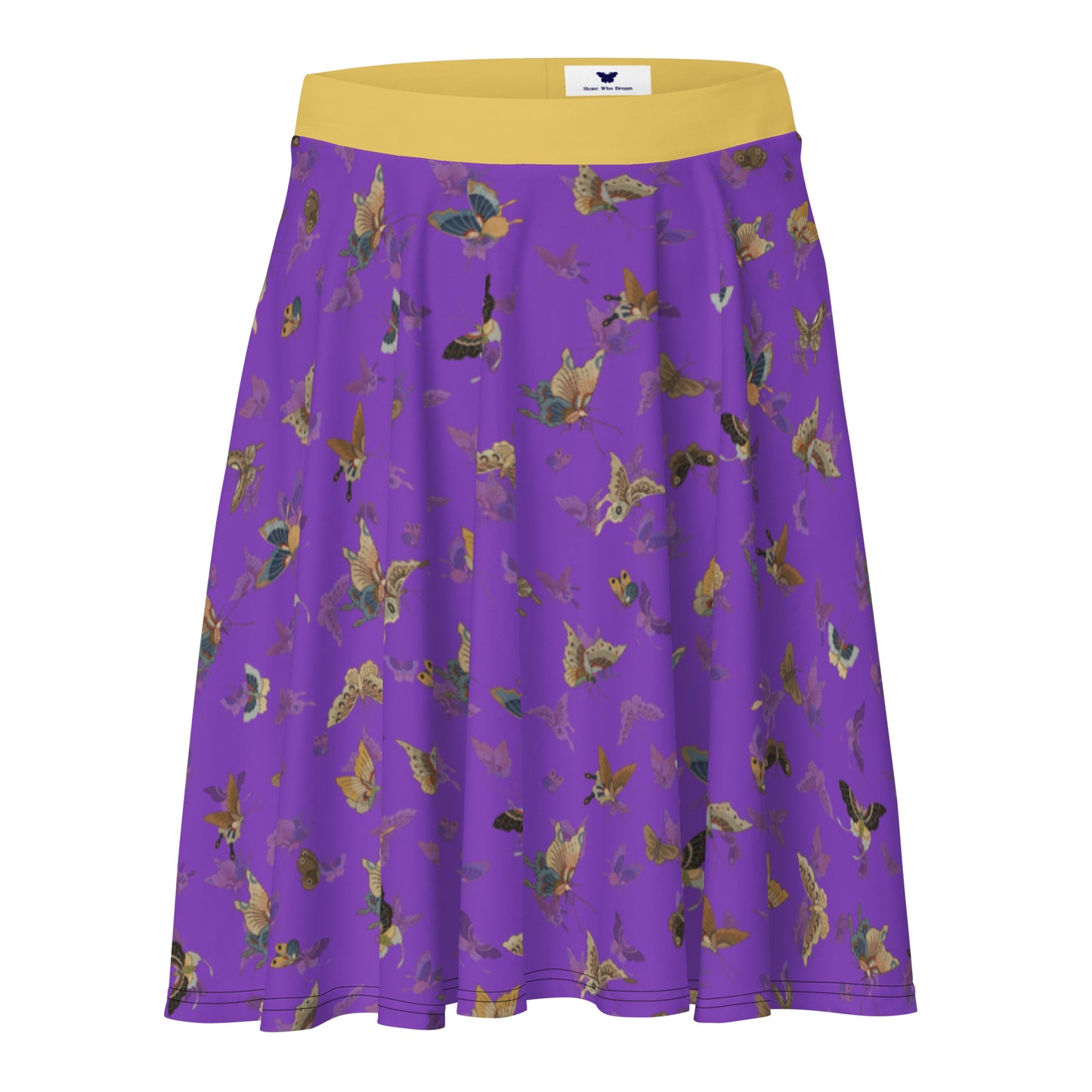 Butterfly dancing｜Skater Skirt｜Purple