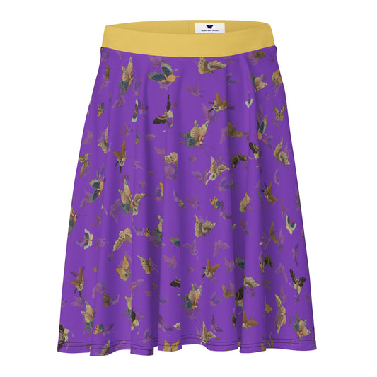 Butterfly dancing｜Skater Skirt｜Purple