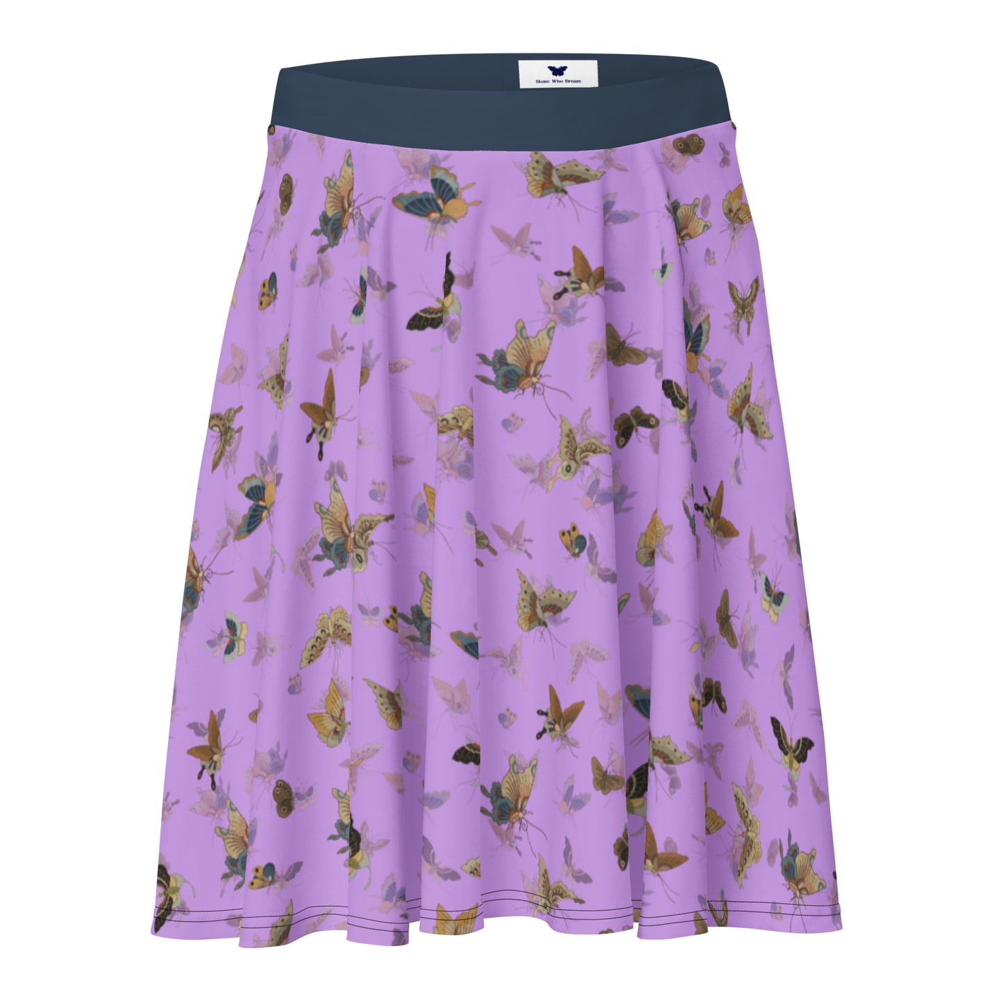 Butterfly dancing｜Skater Skirt｜Lilac