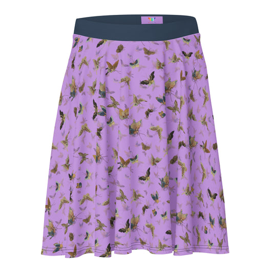 Butterfly dancing｜Skater Skirt｜Lilac