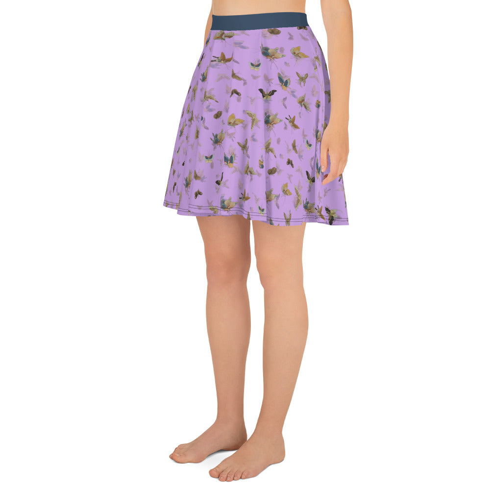 Butterfly dancing｜Skater Skirt｜Lilac