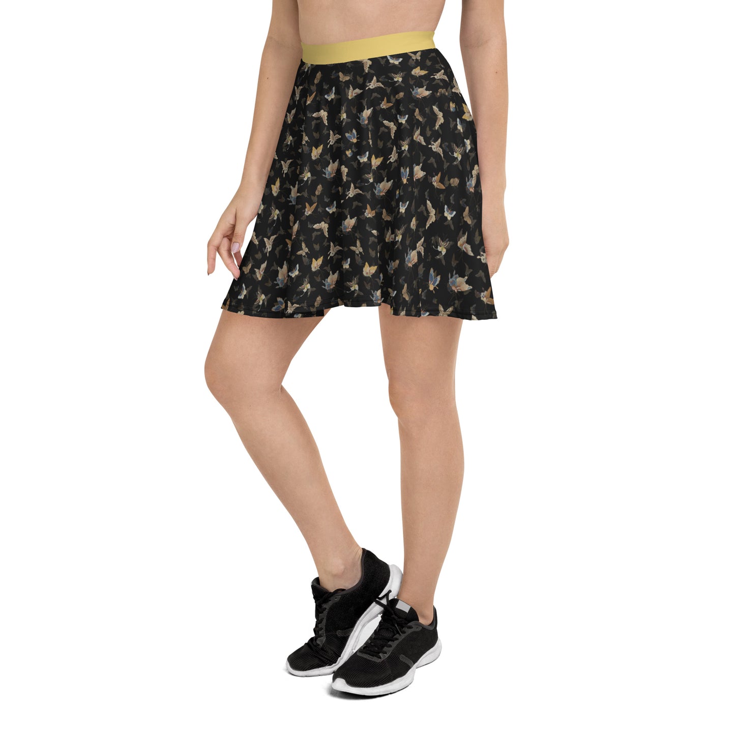 Butterfly dancing｜Skater Skirt｜Black