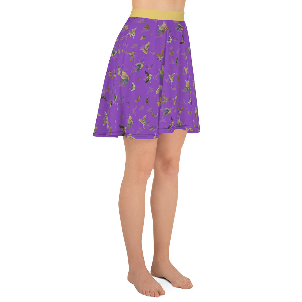 Butterfly dancing｜Skater Skirt｜Purple