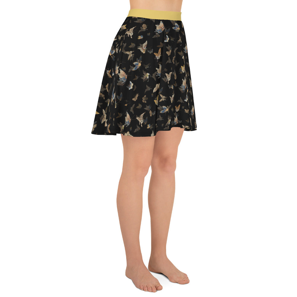 Butterfly dancing｜Skater Skirt｜Black