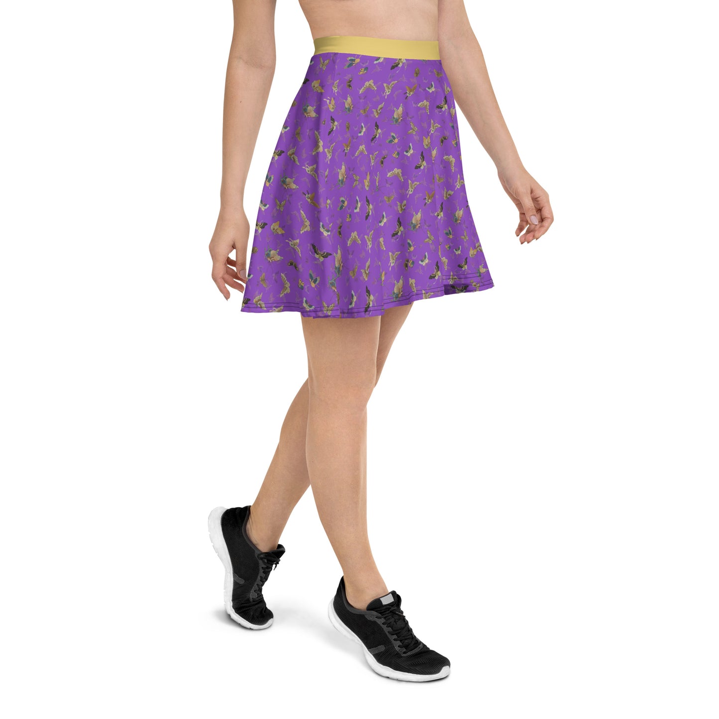 Butterfly dancing｜Skater Skirt｜Purple