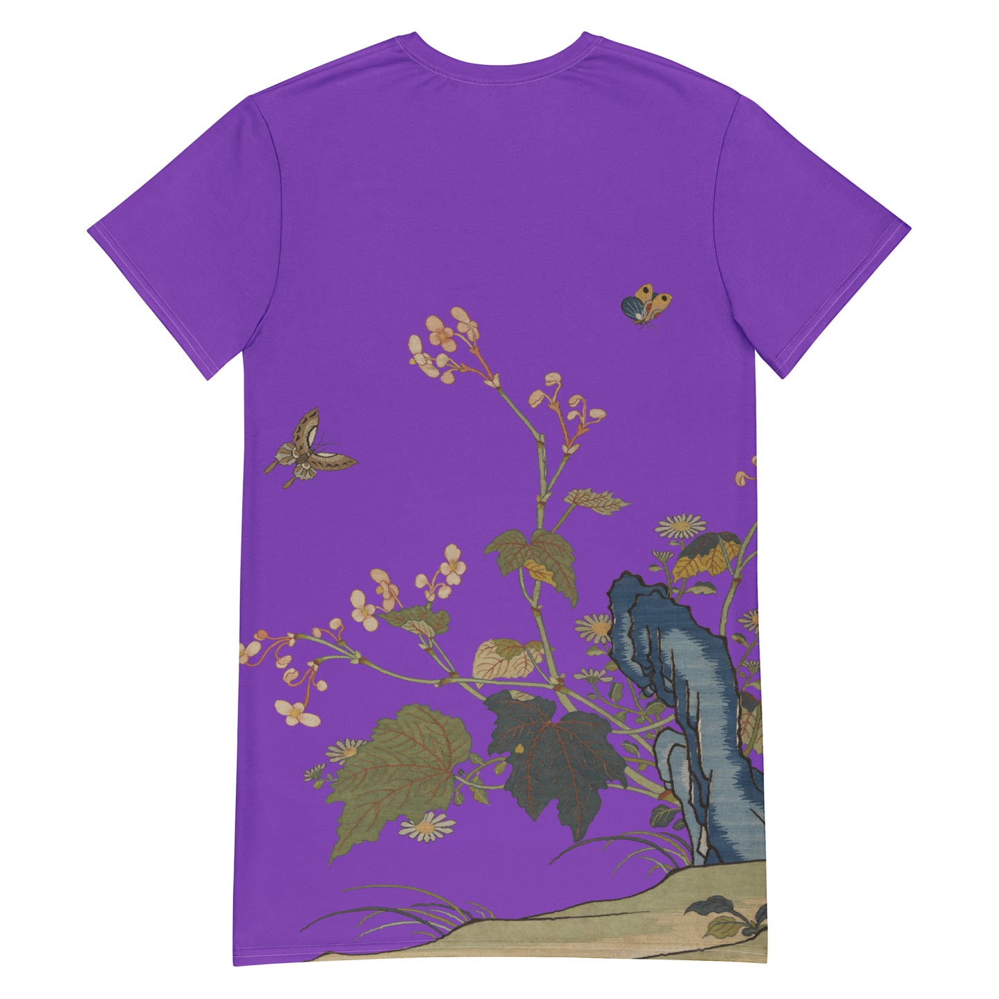 Kesi Flower Album｜Begonia Blossoms｜T-shirt dress｜Purple