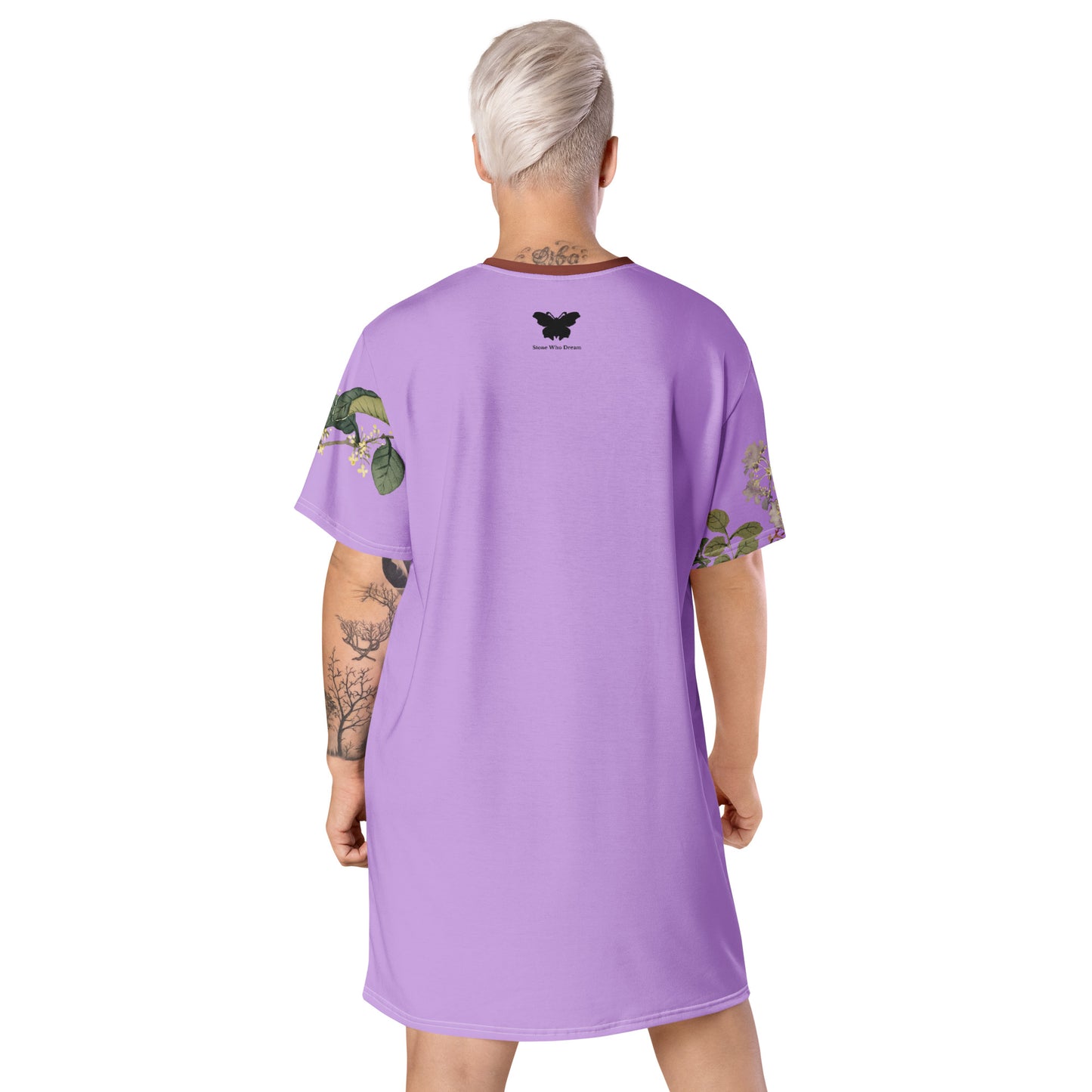 The Spirit of Flowers in Twelve Months｜Osmanthus and Crape Myrtle in Bloom｜T-shirt dress｜Lilac