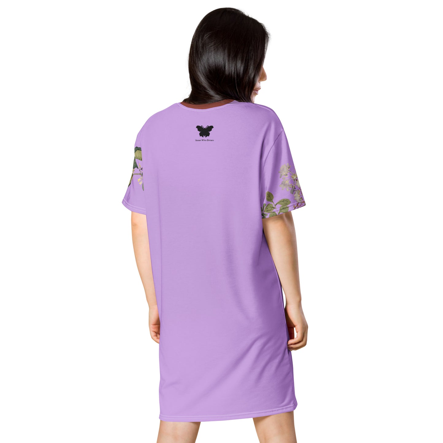 The Spirit of Flowers in Twelve Months｜Osmanthus and Crape Myrtle in Bloom｜T-shirt dress｜Lilac