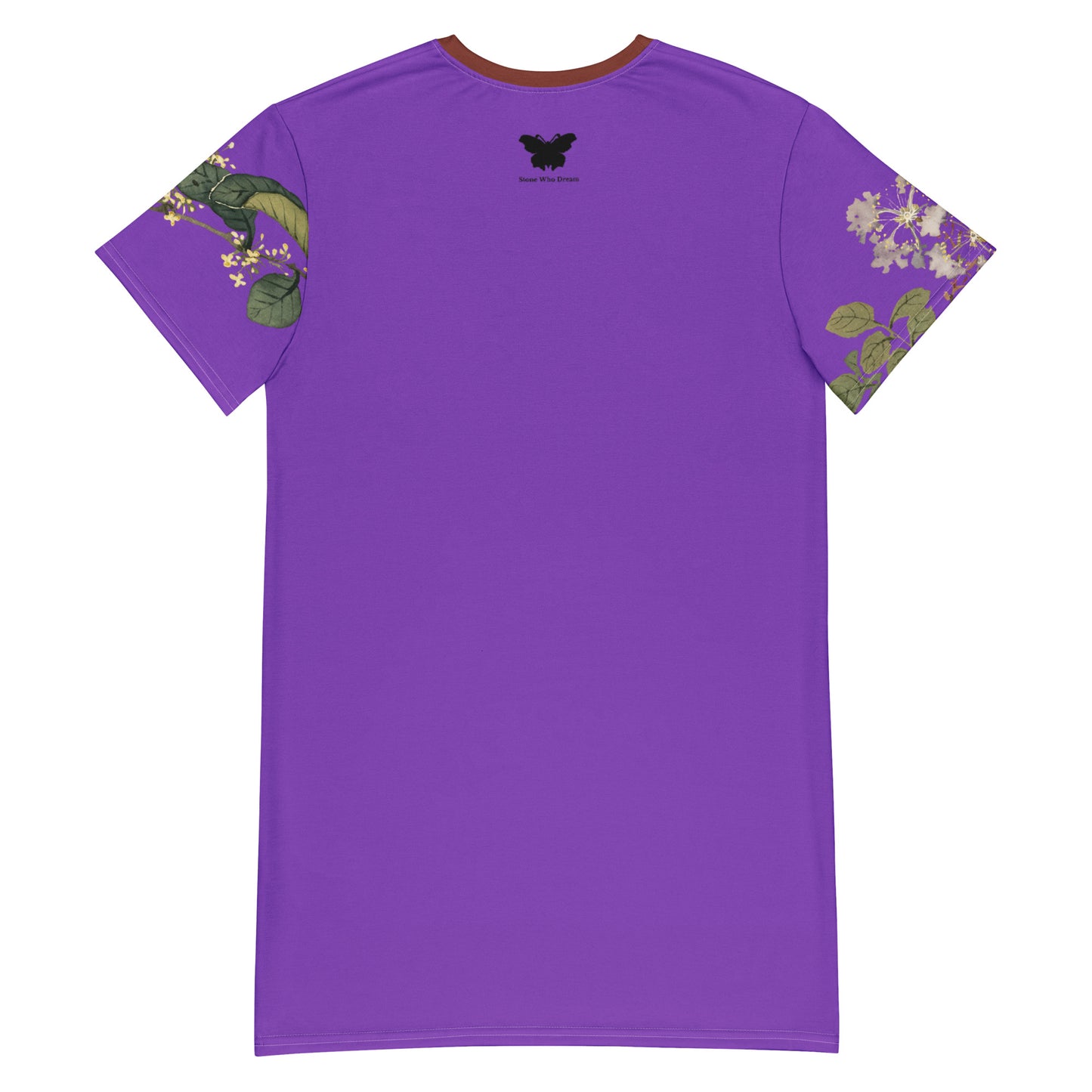 The Spirit of Flowers in Twelve Months｜Osmanthus and Crape Myrtle in Bloom｜T-shirt dress｜Purple