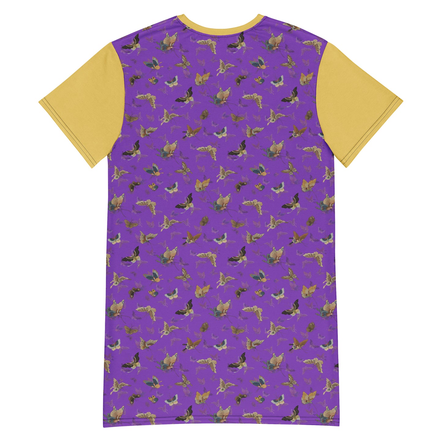 Butterfly dancing｜T-shirt dress｜Purple