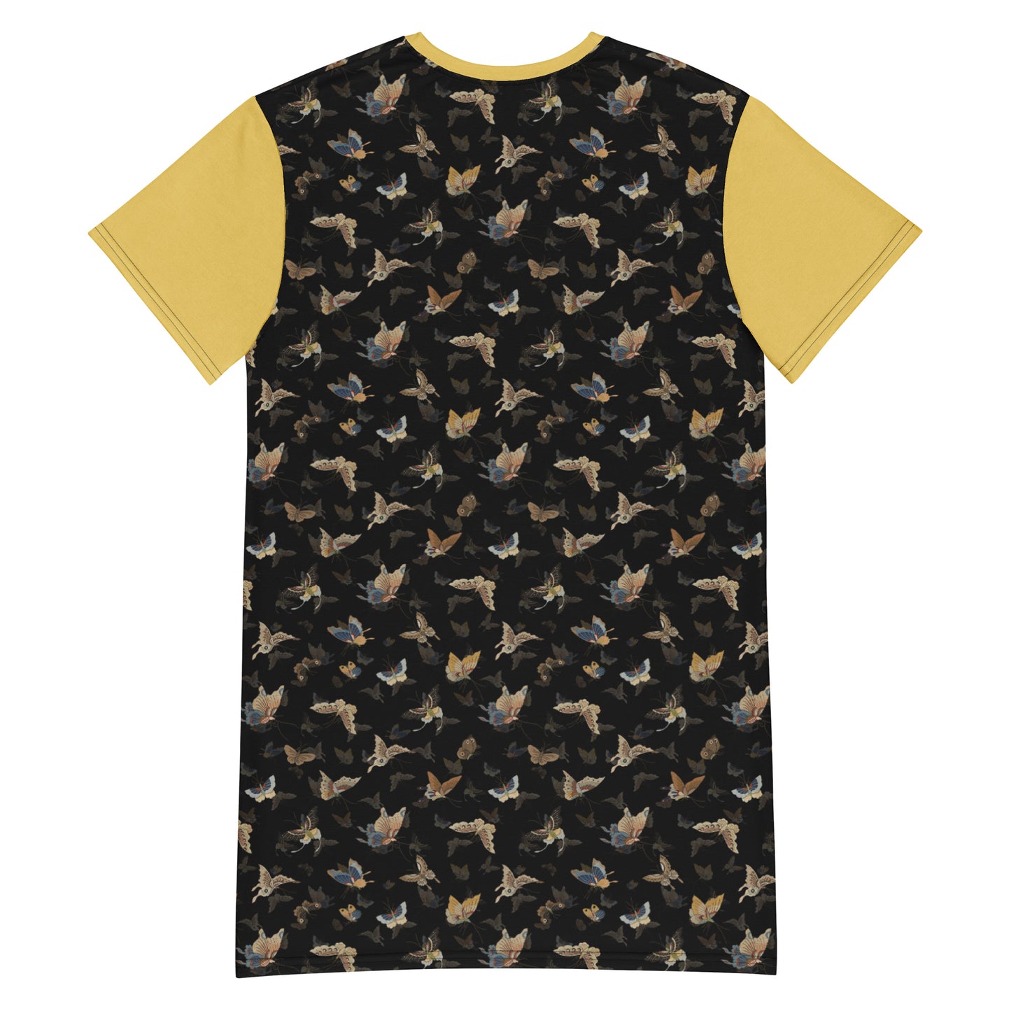 Butterfly dancing｜T-shirt dress｜Black