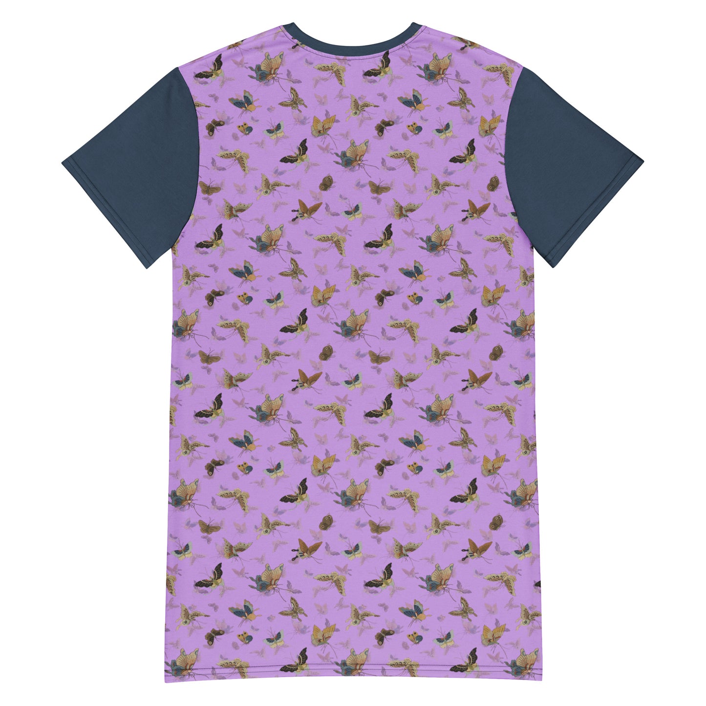 Butterfly dancing｜T-shirt dress｜Lilac