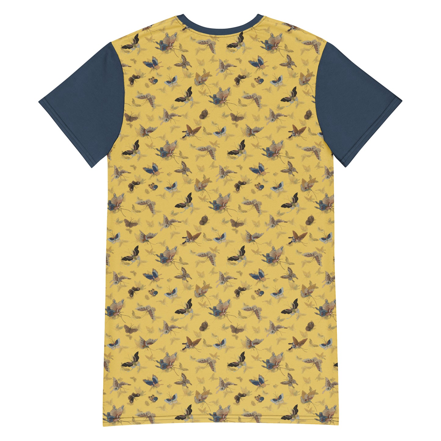 Butterfly dancing｜T-shirt dress｜Gold