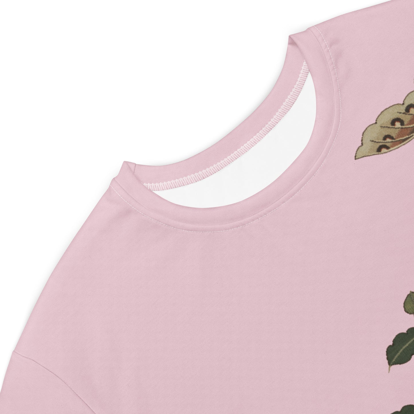 Kesi Flower Album｜Camellia and Butterfly｜T-shirt dress｜Pale pinkish gray