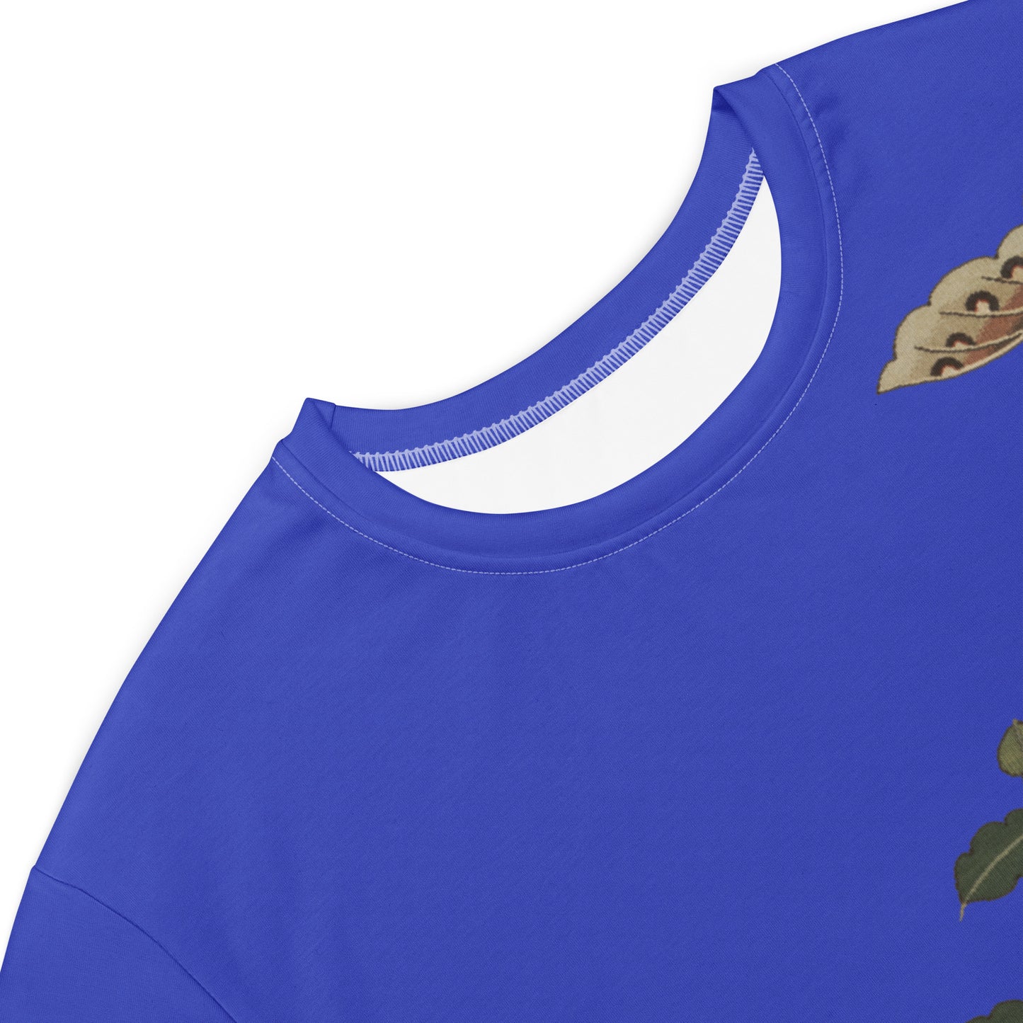 Kesi Flower Album｜Camellia and Butterfly｜T-shirt dress｜Royal blue