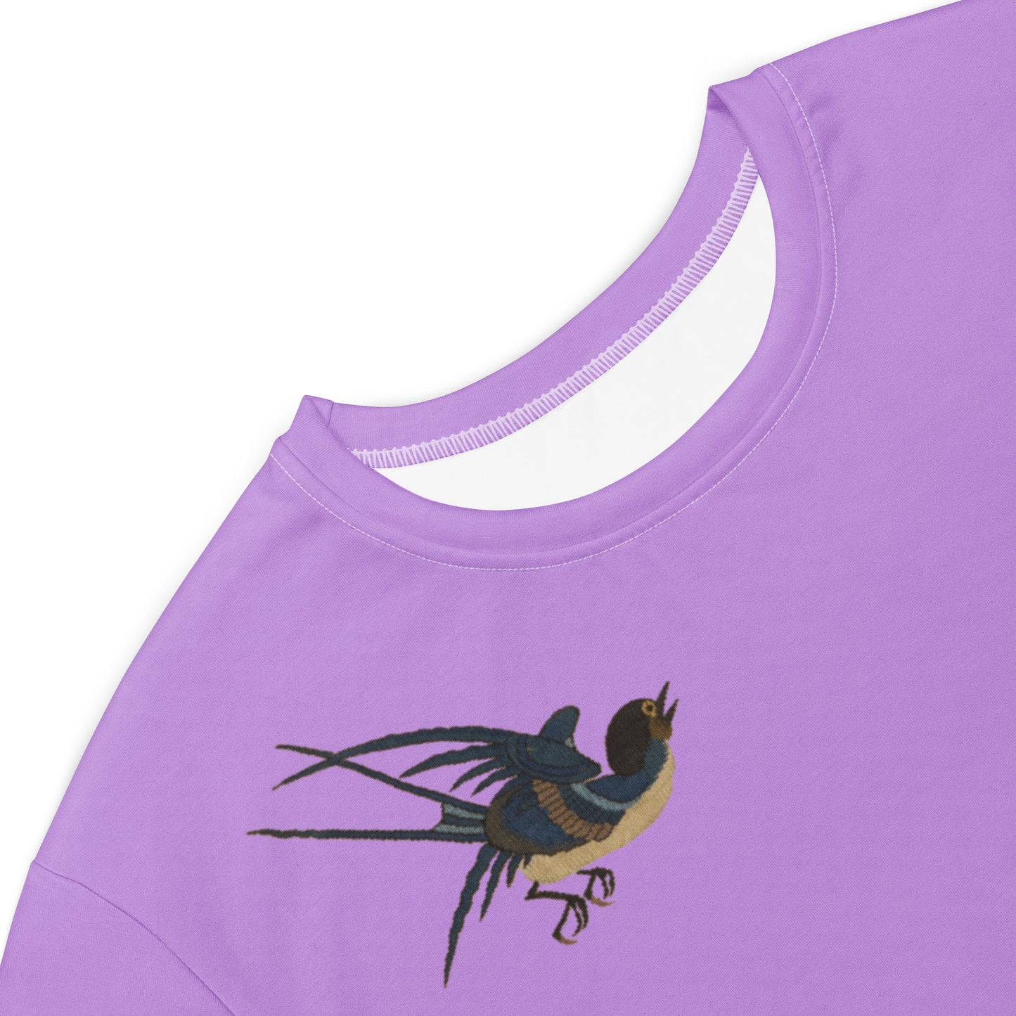 Kesi Flower Album｜Swallow in Flight, Harbinger of Spring｜T-shirt dress｜Lilac