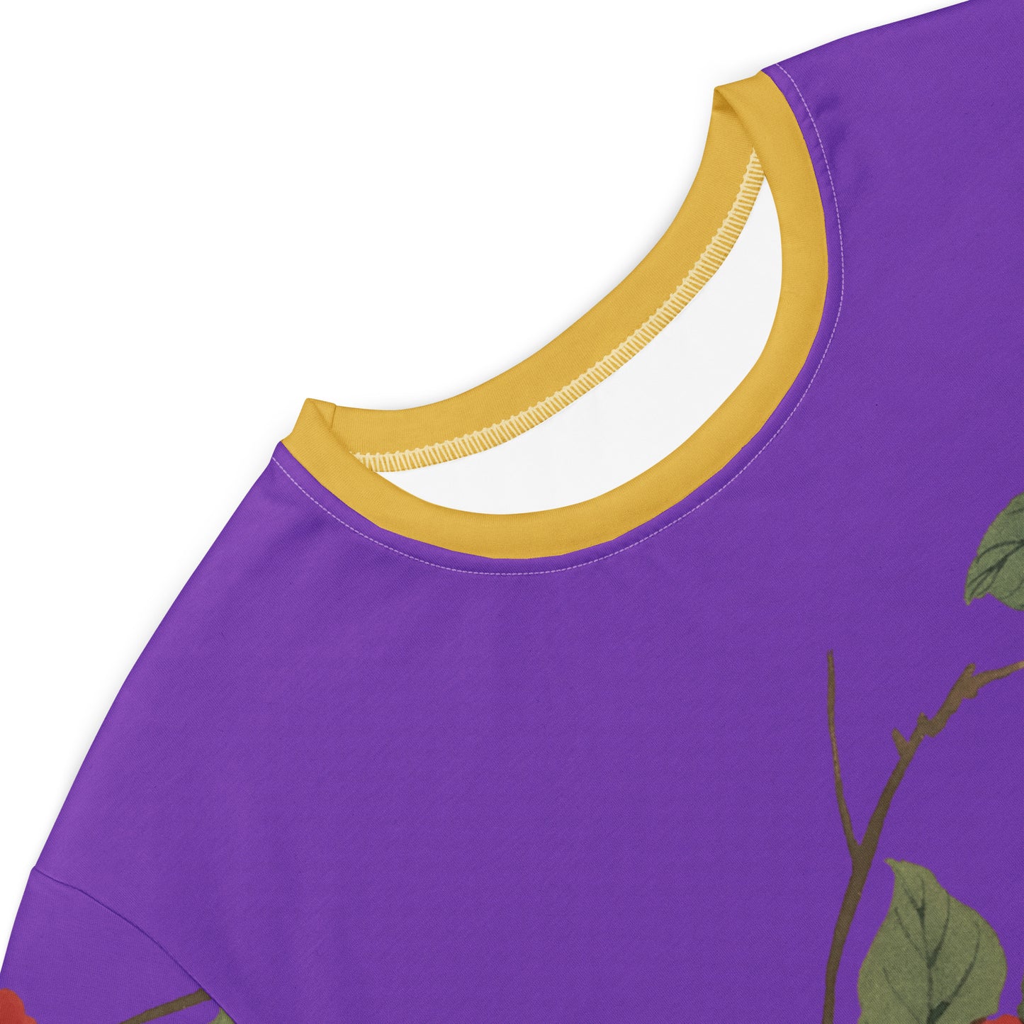 The Spirit of Flowers in Twelve Months｜Narcissus and Camelia in Bloom｜T-shirt dress｜Purple