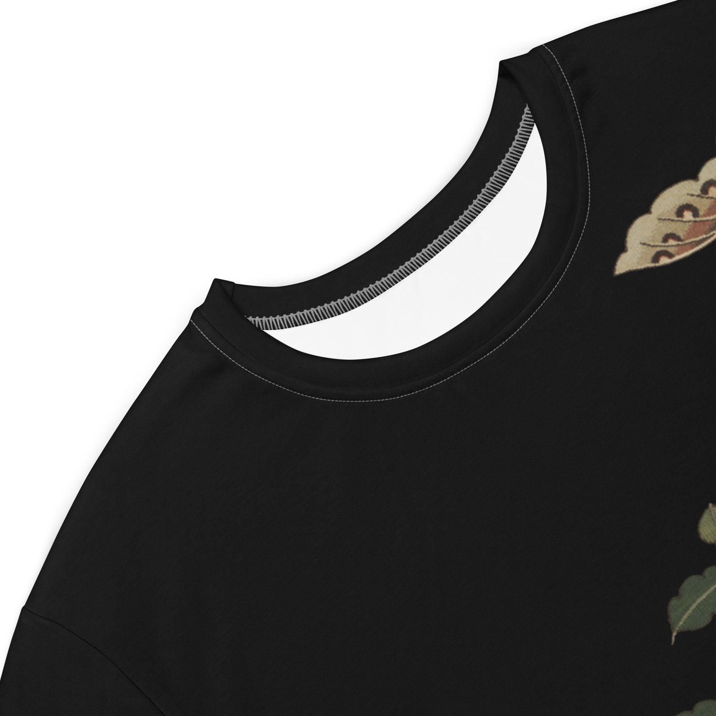 Kesi Flower Album｜Camellia and Butterfly｜T-shirt dress｜Black