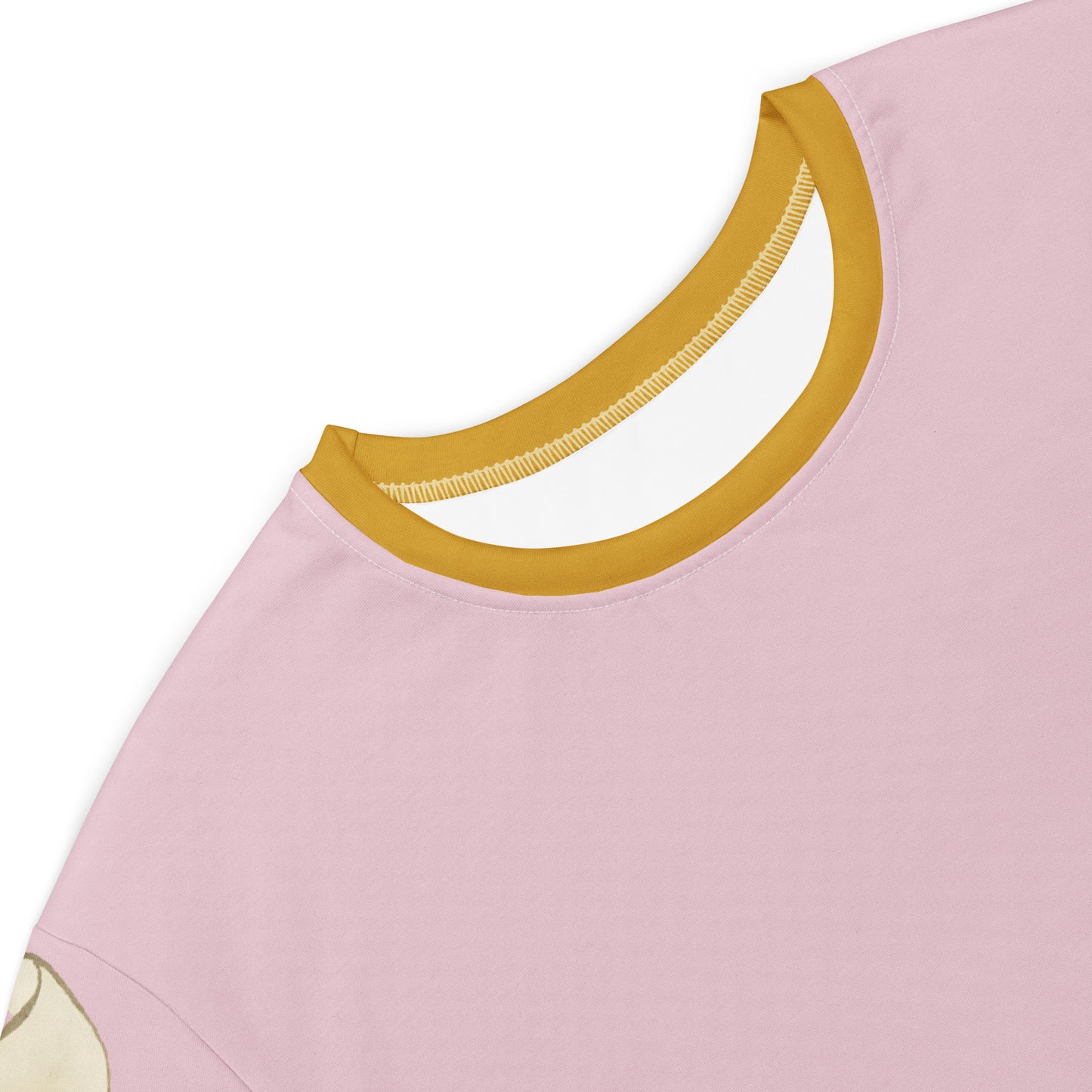 12月の花神様｜Apricot and Lily Magnolia in Blossom｜Tシャツドレス｜Pale pinkish gray