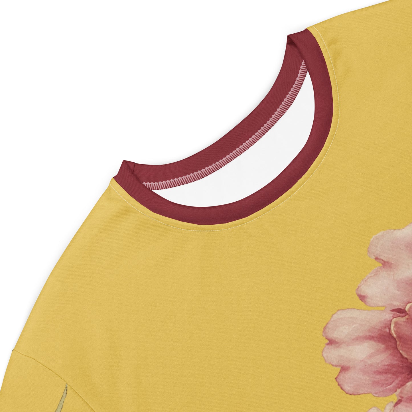 The Spirit of Flowers in Twelve Months｜Orchid and Tree Peony in Bloom｜T-shirt dress｜Gold