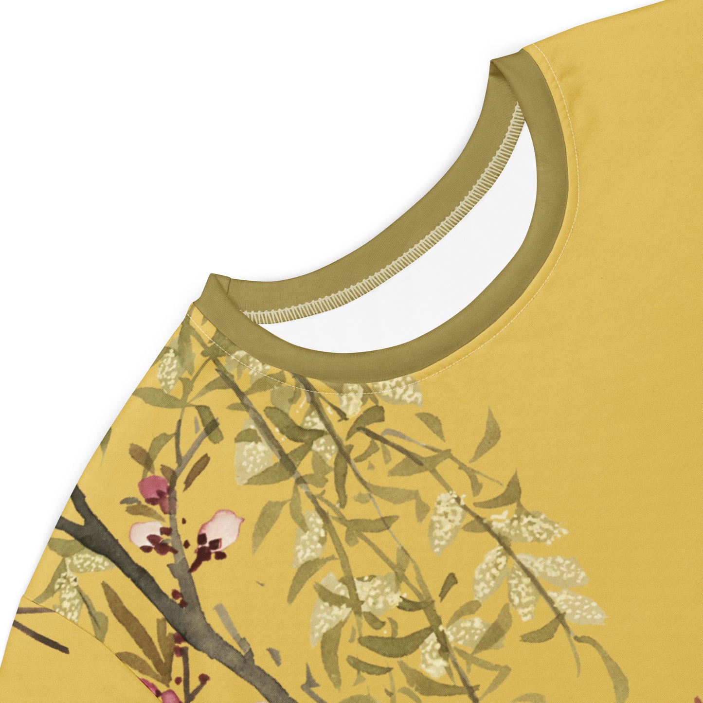 The Spirit of Flowers in Twelve Months｜Willow and Peach Blossom｜T-shirt dress｜Orange