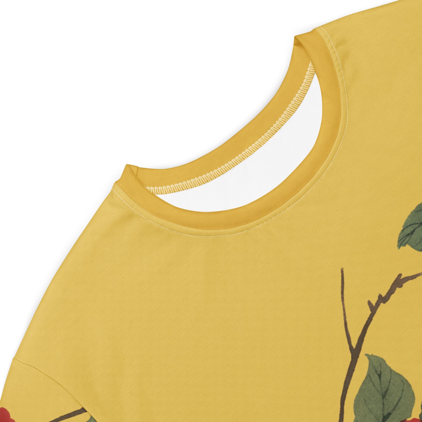 The Spirit of Flowers in Twelve Months｜Narcissus and Camelia in Bloom｜T-shirt dress｜Gold