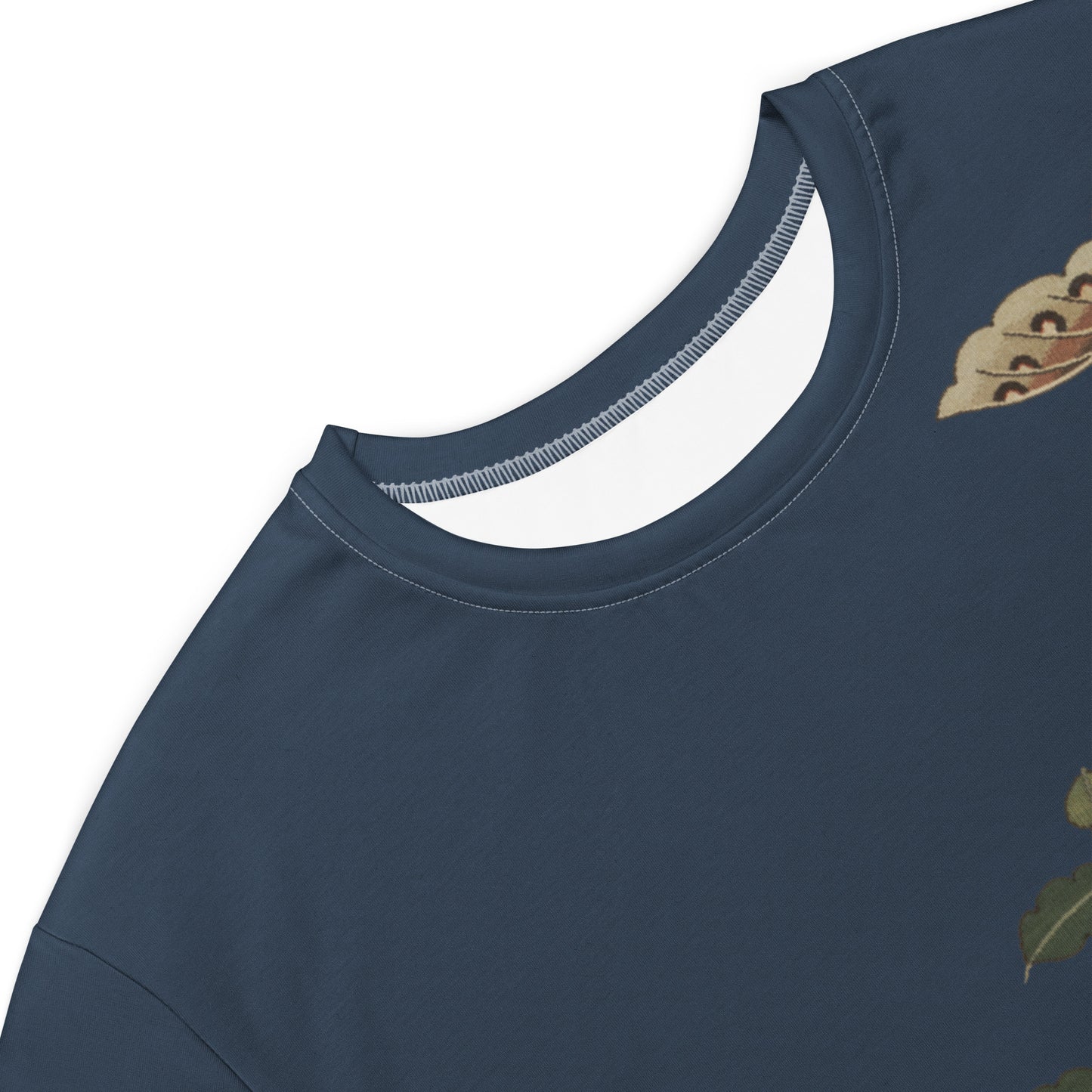 Kesi Flower Album｜Camellia and Butterfly｜T-shirt dress｜Dark blue