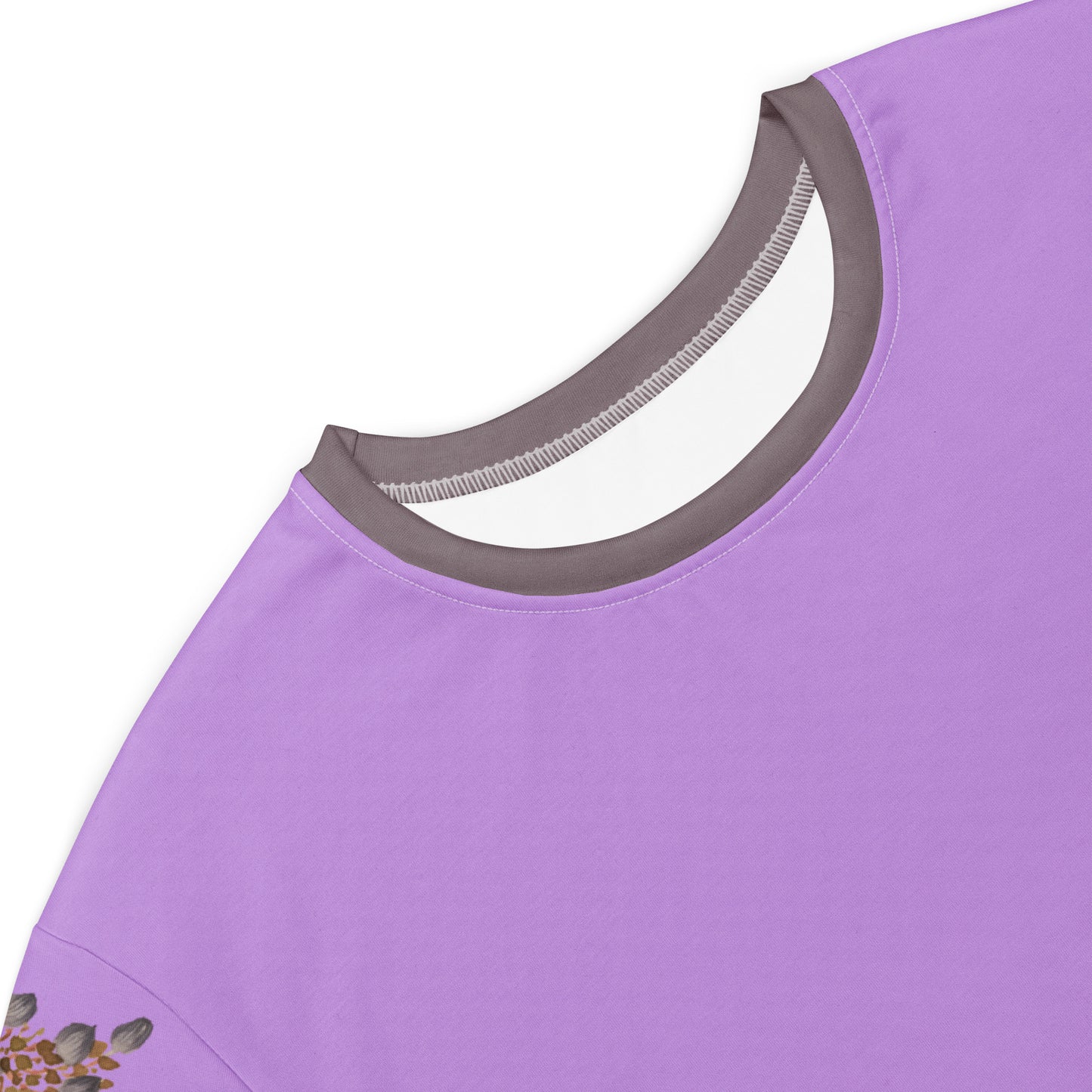 The Spirit of Flowers in Twelve Months｜Chinese Peony and Wisteria in Bloom｜T-shirt dress｜Lilac