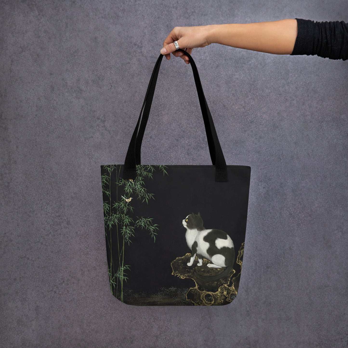 Cats And Butterflies Of Longevity｜A Cat and Two Orioles｜Tote bag