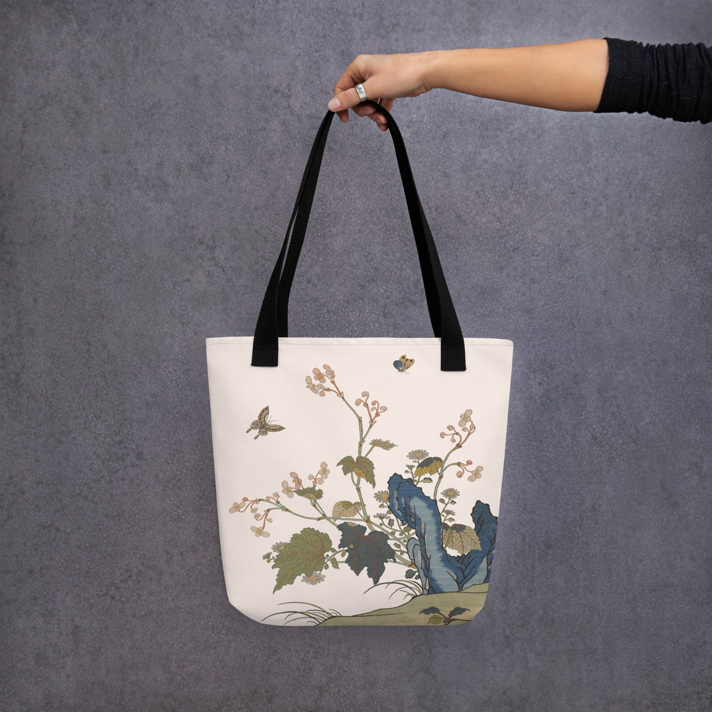 Kesi Flower Album｜Begonia Blossoms｜Tote bag｜Fish belly white