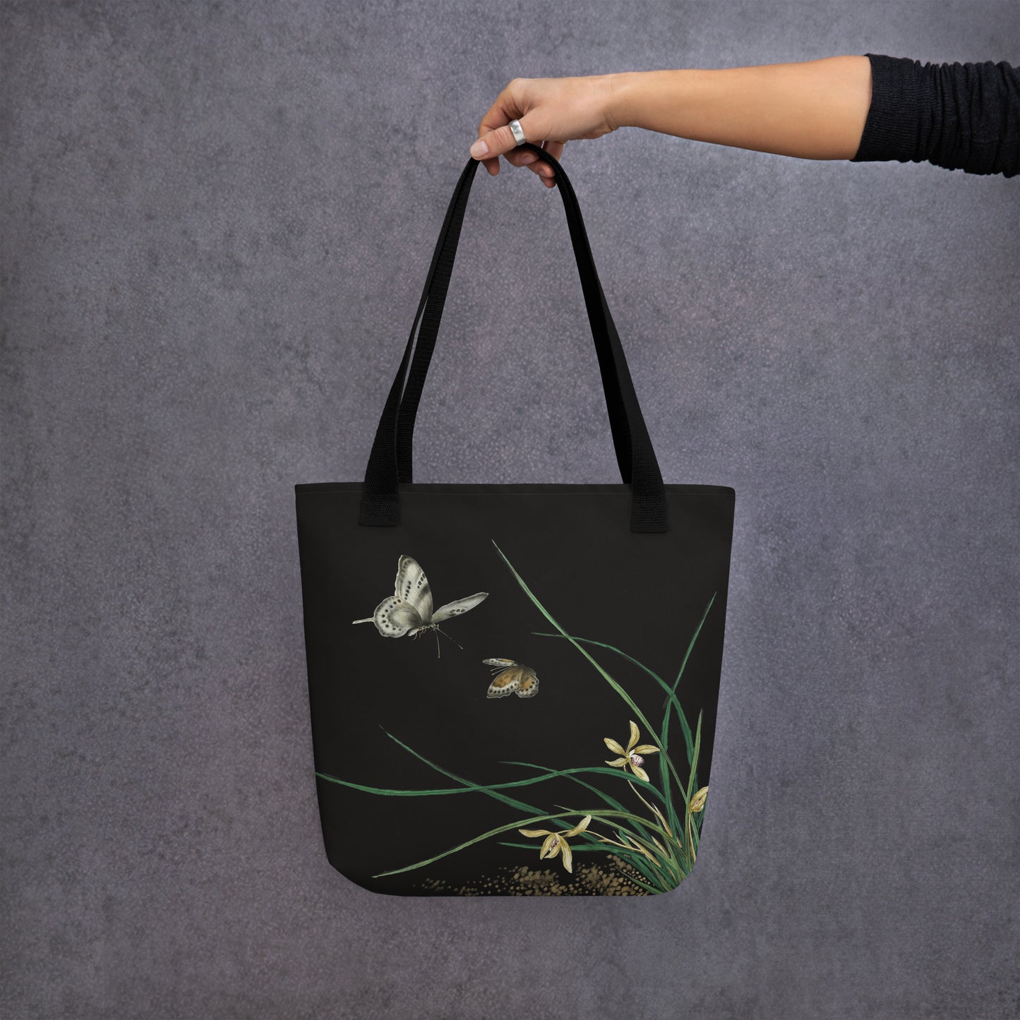 Cats And Butterflies Of Longevity｜Butterflies by the Orchid in Bloom｜Tote bag