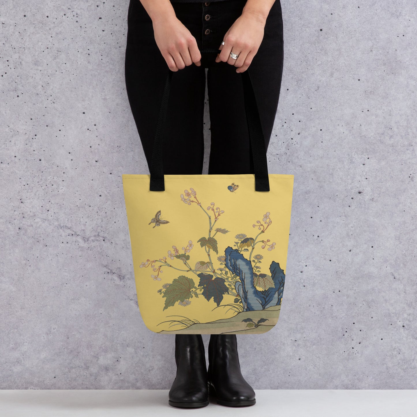 Kesi Flower Album｜Begonia Blossoms｜Tote bag｜Gold