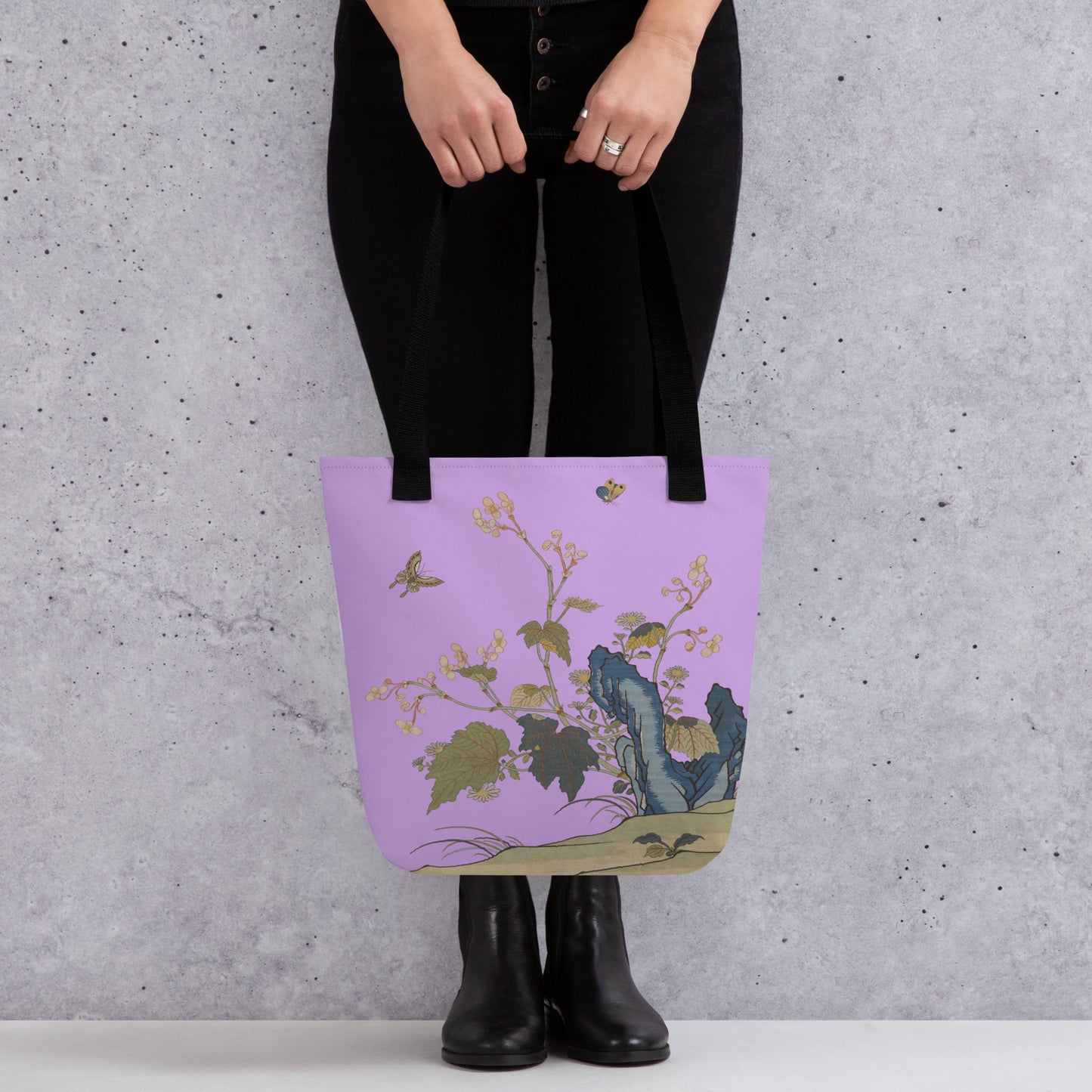 Kesi Flower Album｜Begonia Blossoms｜Tote bag｜Lilac