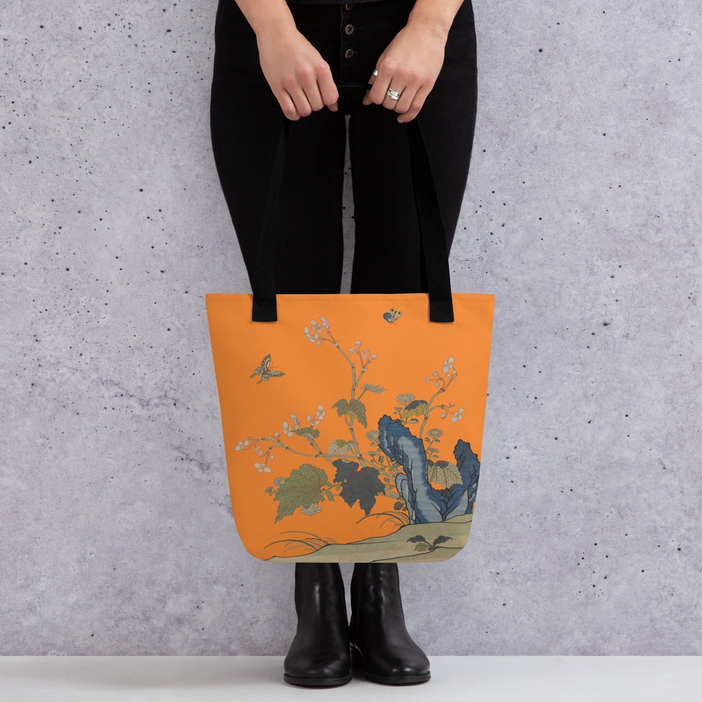 Kesi Flower Album｜Begonia Blossoms｜Tote bag｜Orange