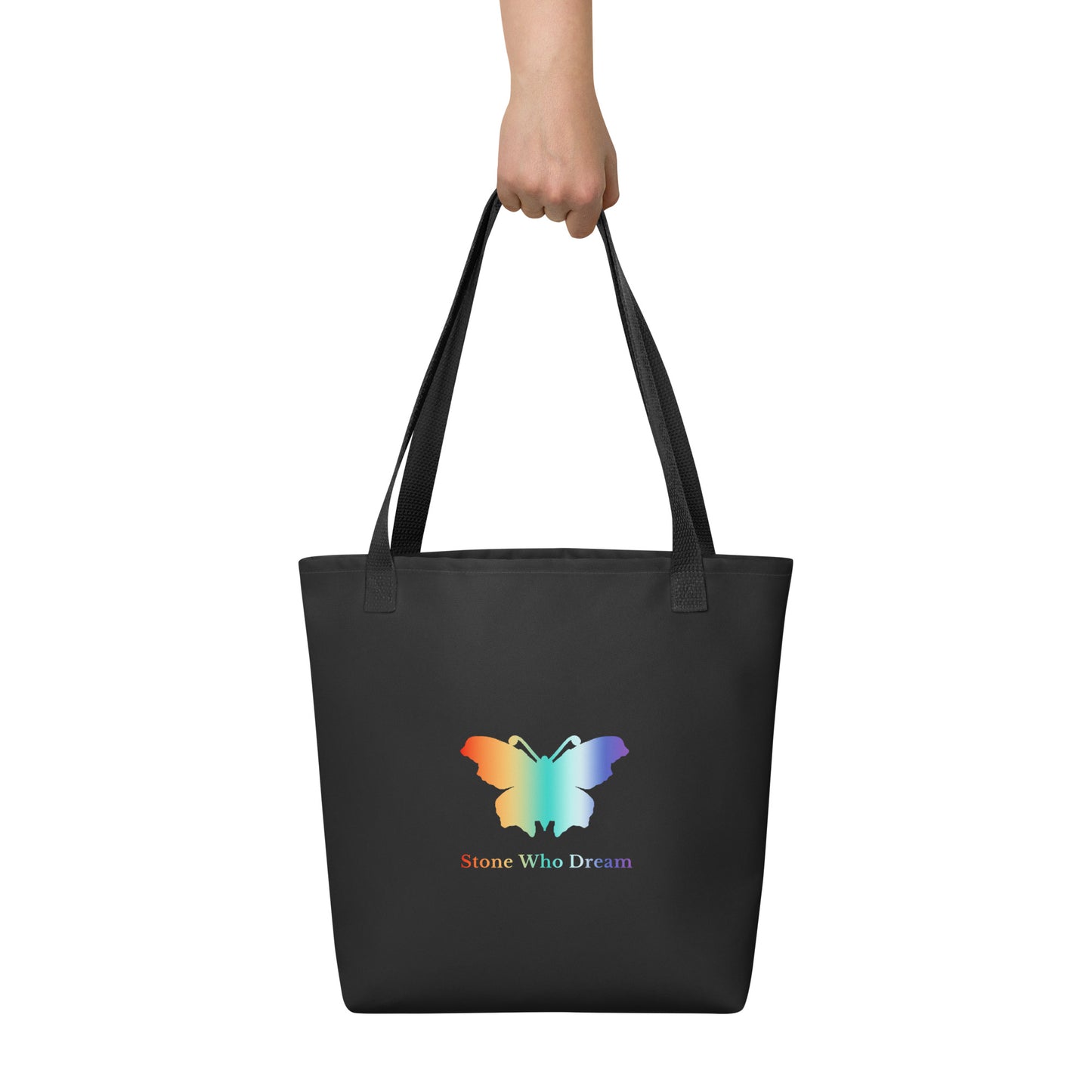 Logo collection｜Tote bag｜Rainbow on Black