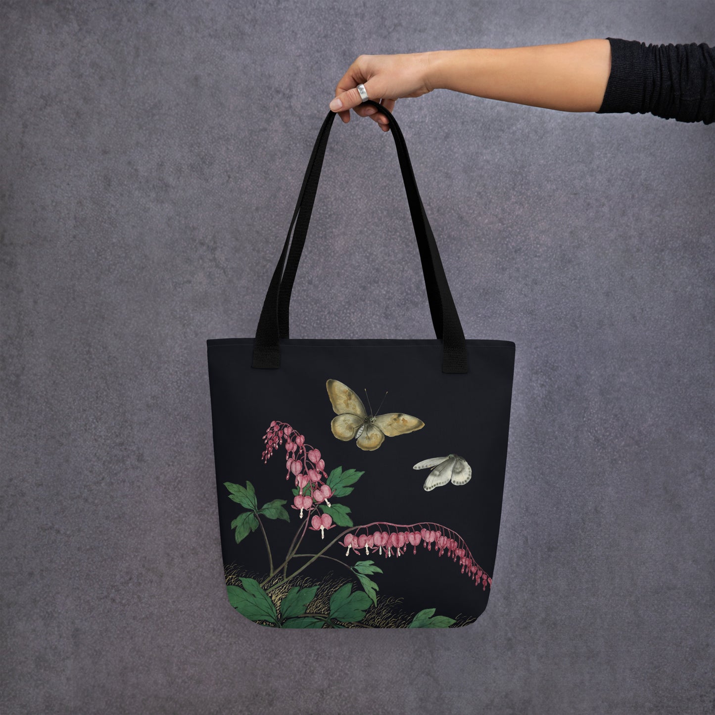 Cats And Butterflies Of Longevity｜Butterflies and Bleeding Hearts in Bloom｜Tote bag