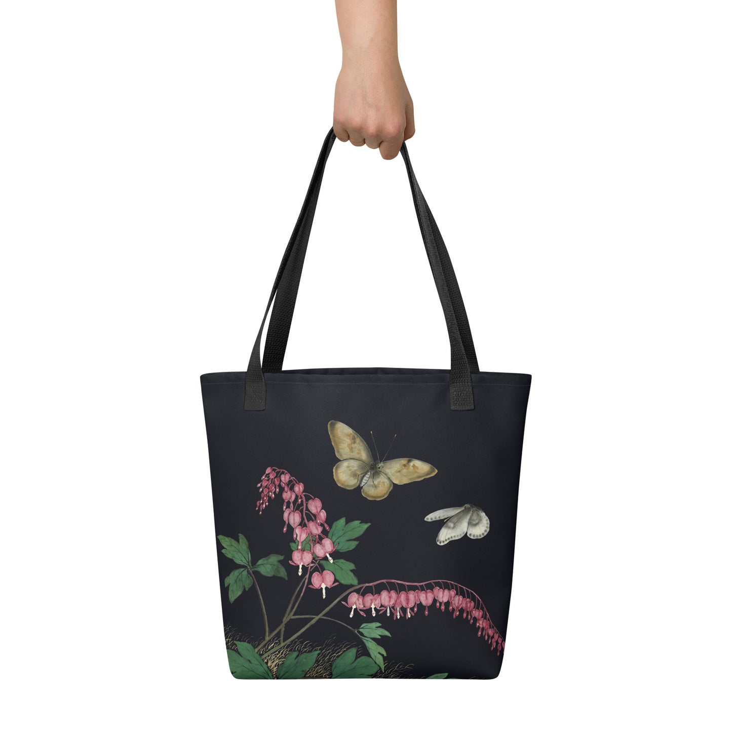 Cats And Butterflies Of Longevity｜Butterflies and Bleeding Hearts in Bloom｜Tote bag