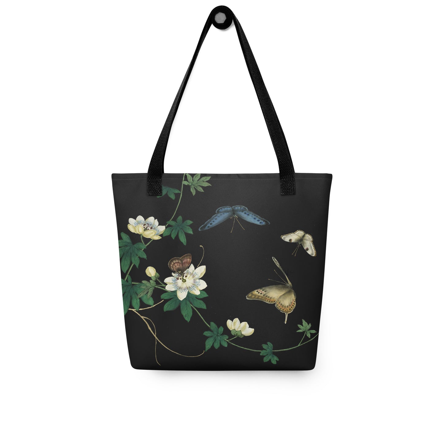 Cats And Butterflies Of Longevity｜Butterflies amidst the Edible Fruited Passion Flowers｜Tote bag