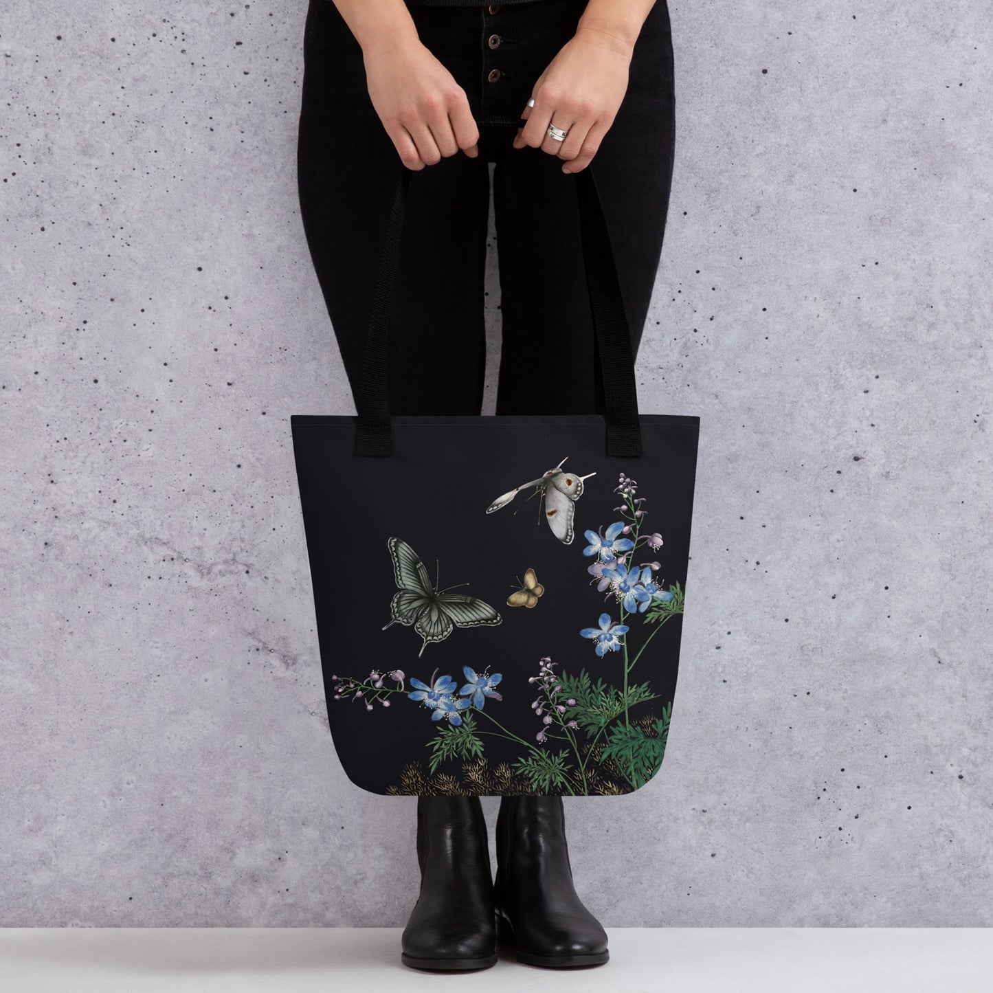 Cats And Butterflies Of Longevity｜Butterflies and the Blooming Red-flowered Catchfly｜Tote bag