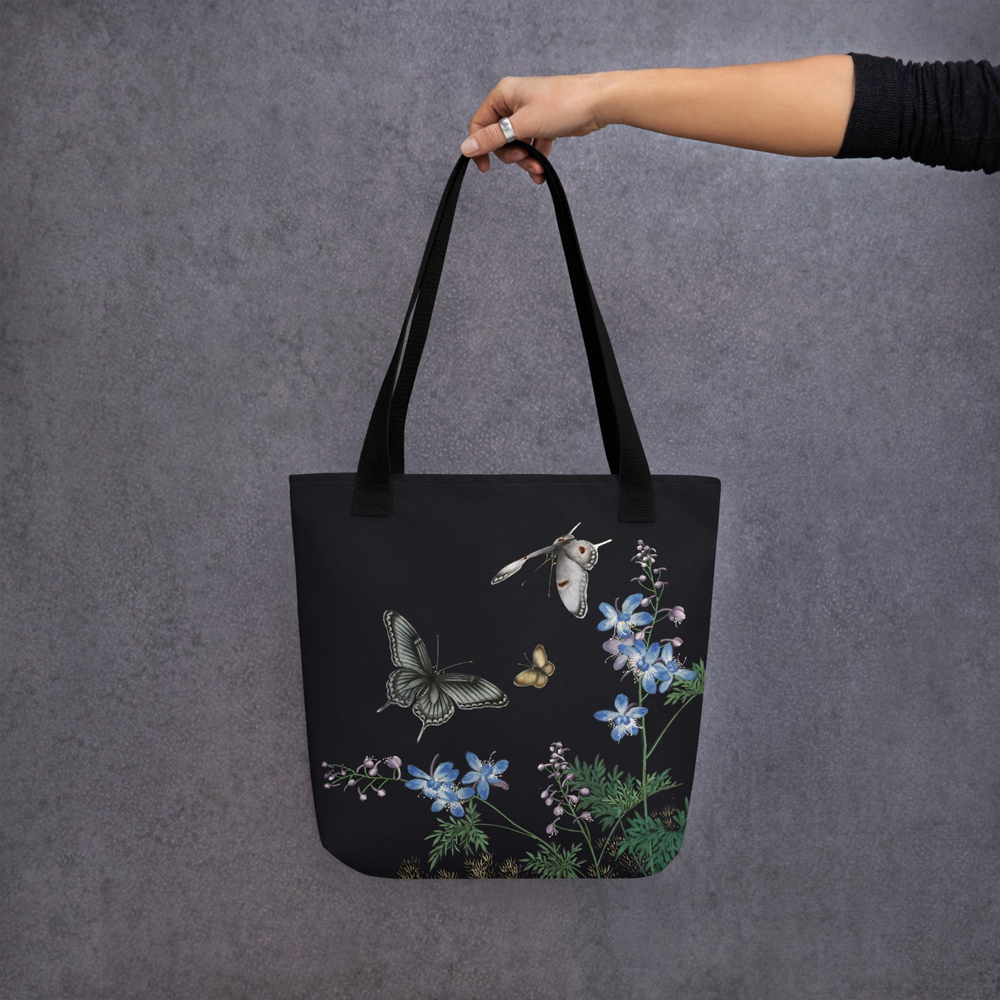 Cats And Butterflies Of Longevity｜Butterflies and the Blooming Red-flowered Catchfly｜Tote bag