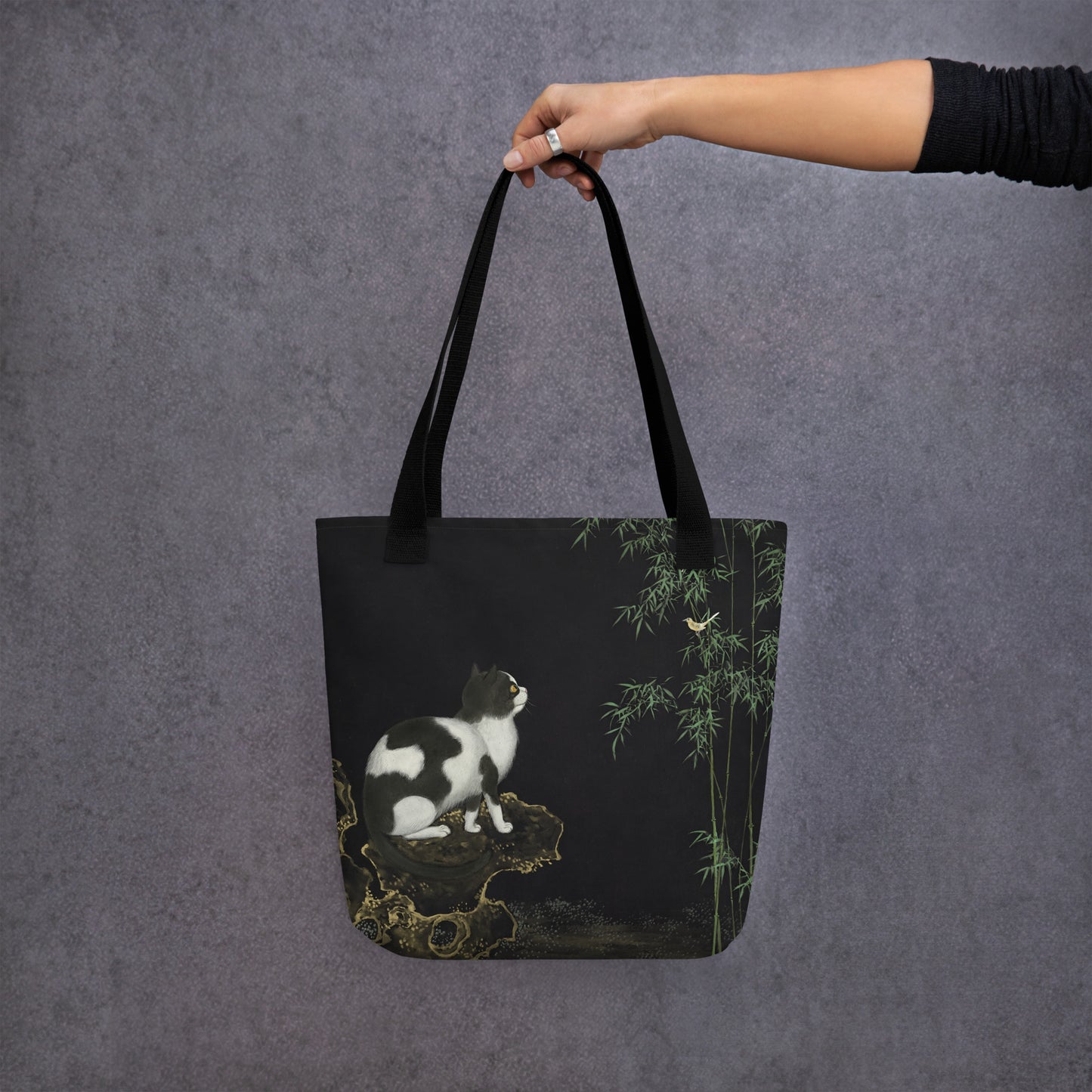 Cats And Butterflies Of Longevity｜A Cat and Two Orioles｜Tote bag