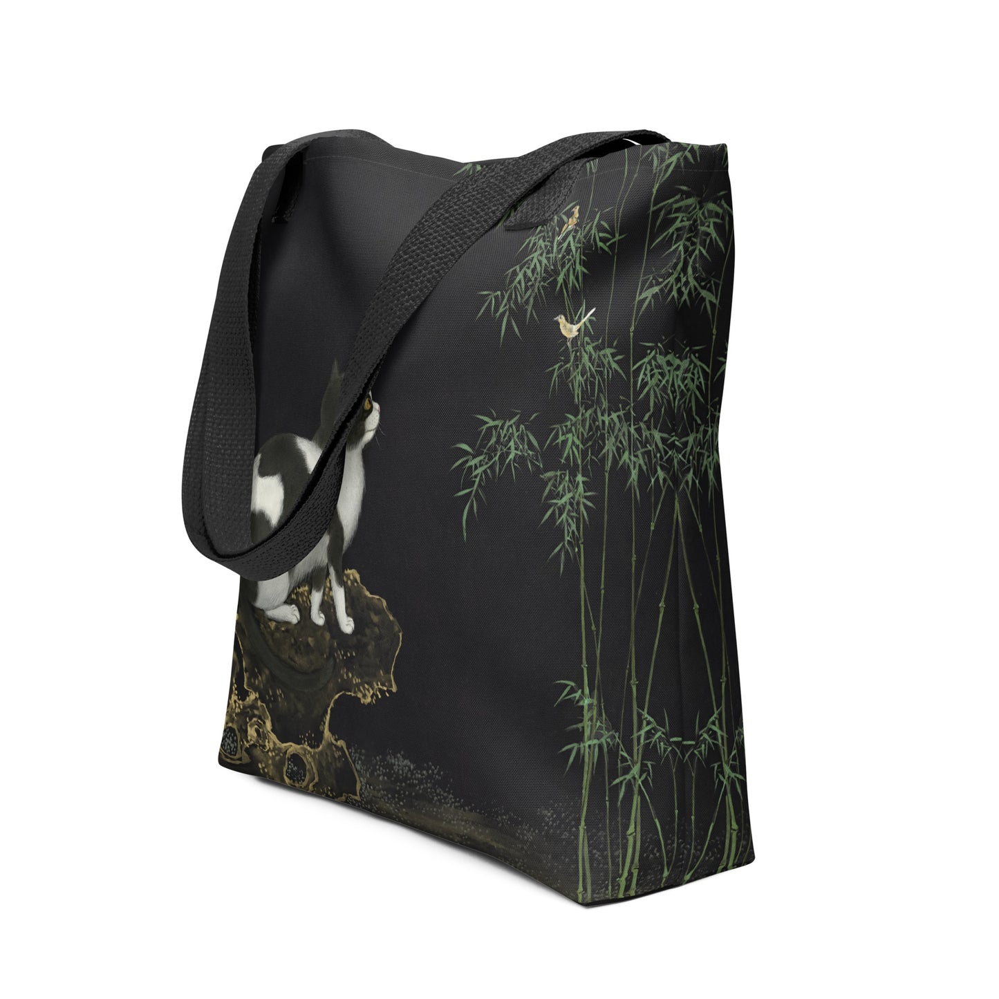 Cats And Butterflies Of Longevity｜A Cat and Two Orioles｜Tote bag