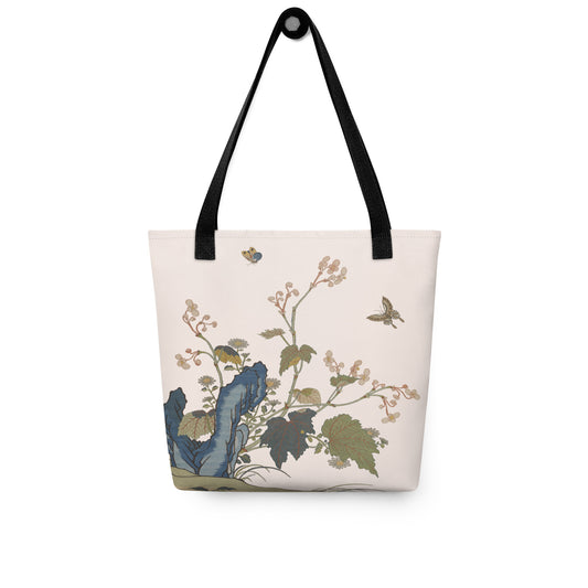 Kesi Flower Album｜Begonia Blossoms｜Tote bag｜Fish belly white