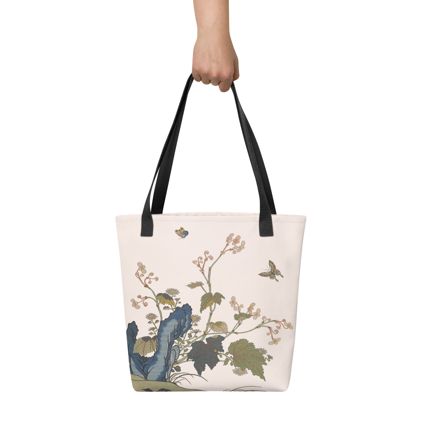 Kesi Flower Album｜Begonia Blossoms｜Tote bag｜Fish belly white