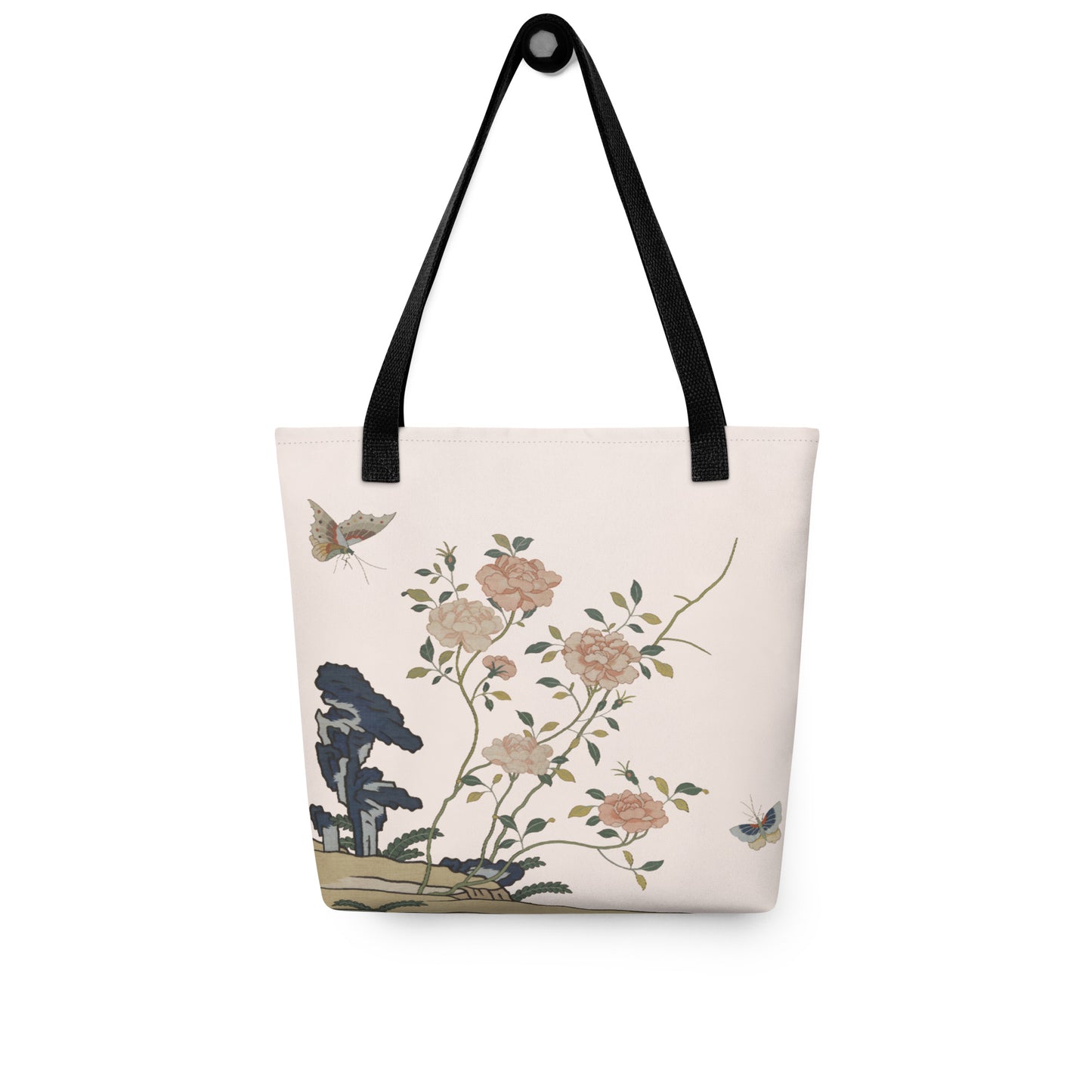 Kesi Flower Album｜Red Roses｜Tote bag｜Fish belly white