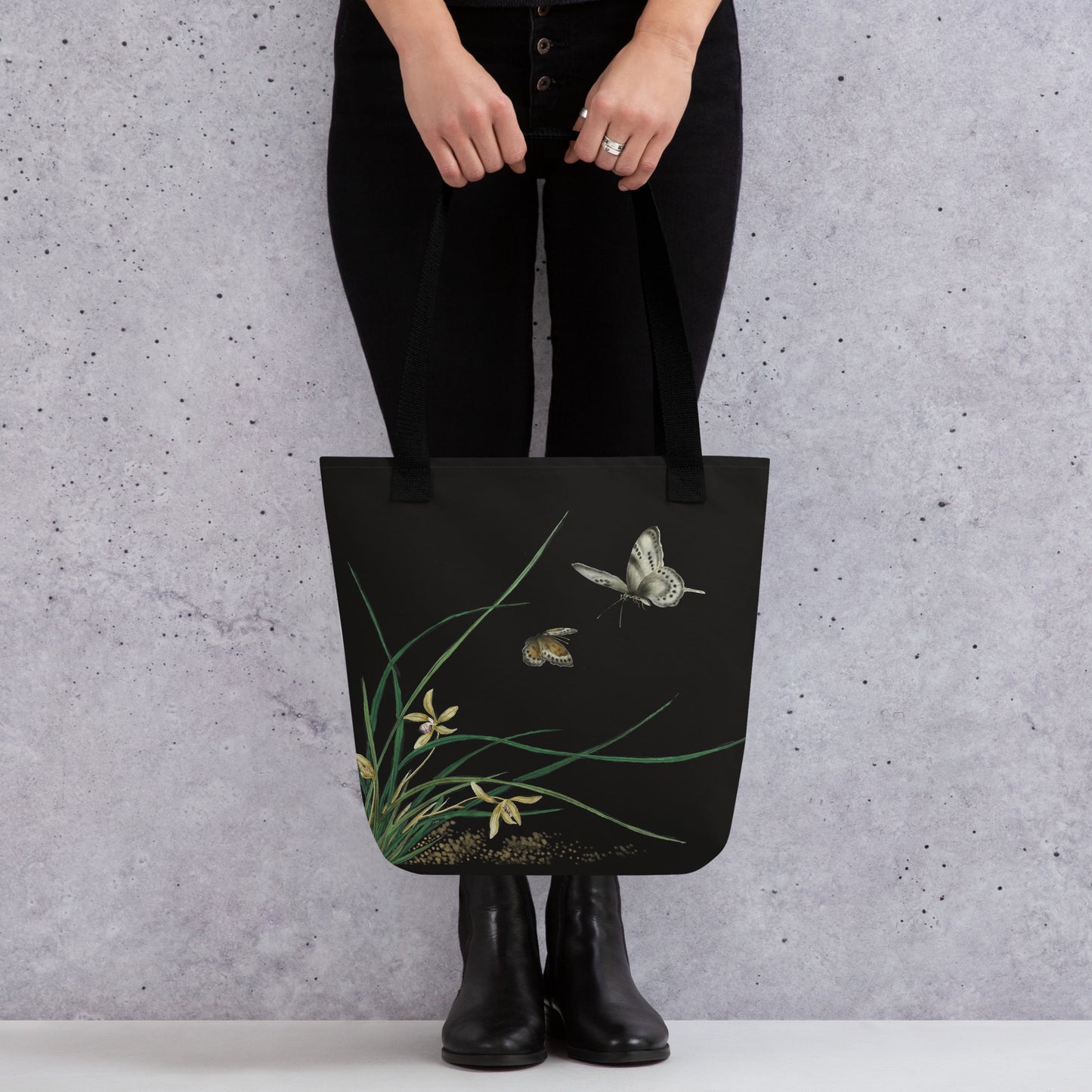 Cats And Butterflies Of Longevity｜Butterflies by the Orchid in Bloom｜Tote bag