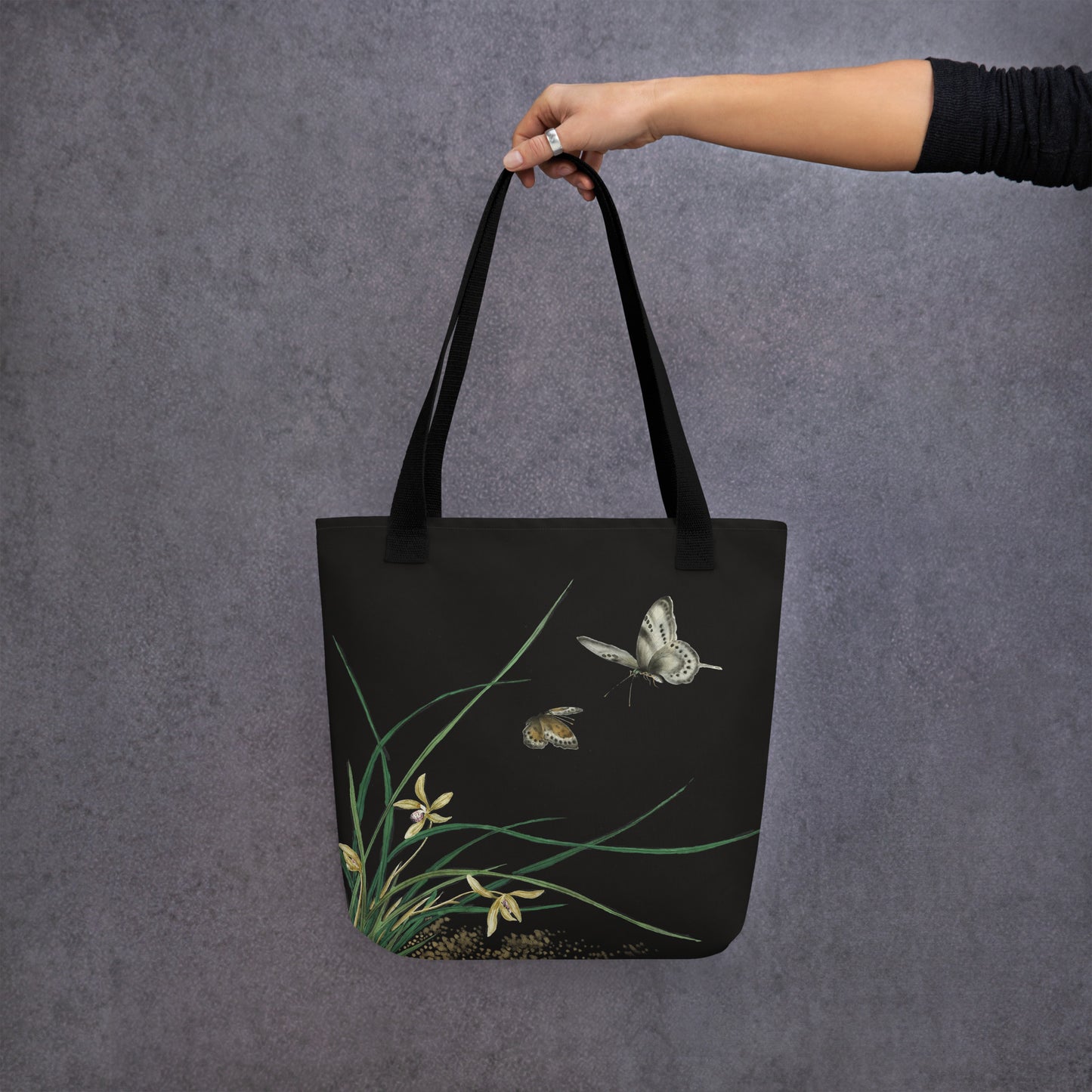 Cats And Butterflies Of Longevity｜Butterflies by the Orchid in Bloom｜Tote bag