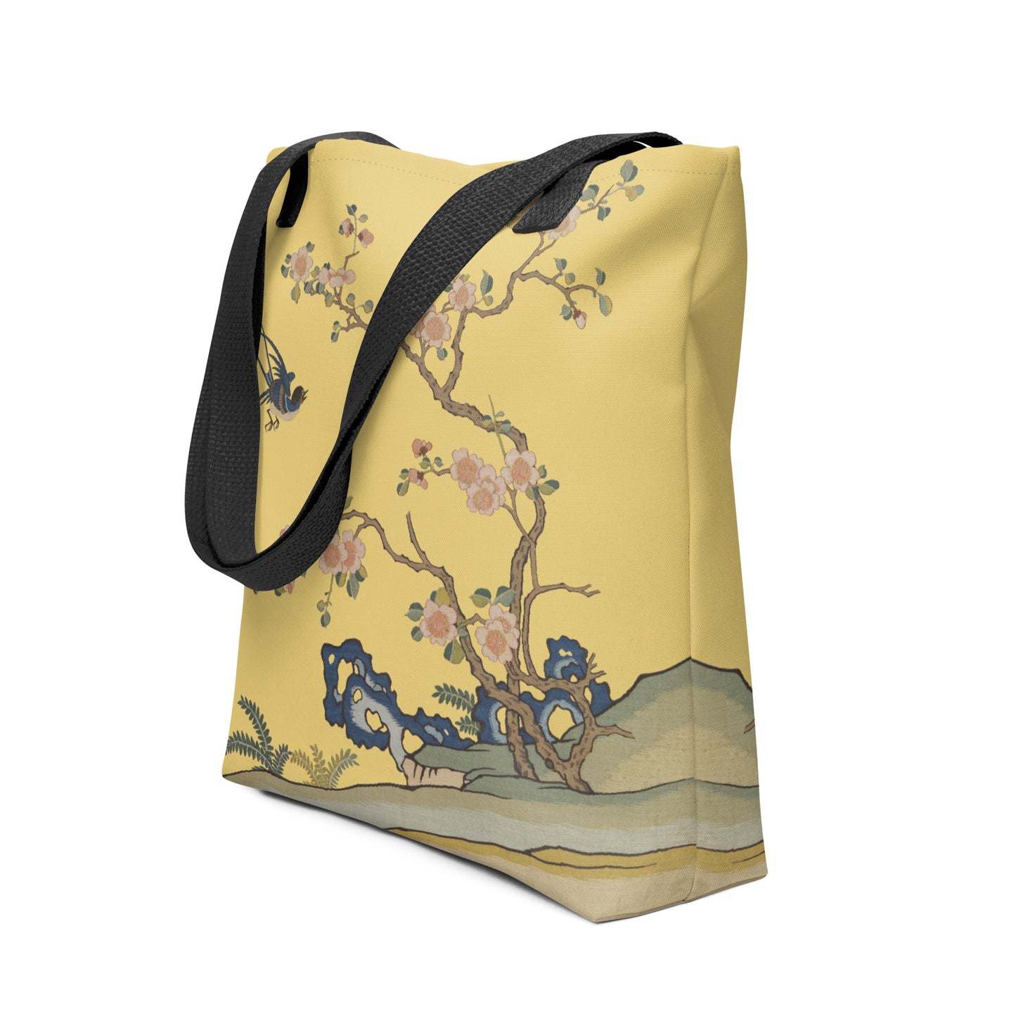 Kesi Flower Album｜Swallow in Flight, Harbinger of Spring｜Tote bag｜Gold