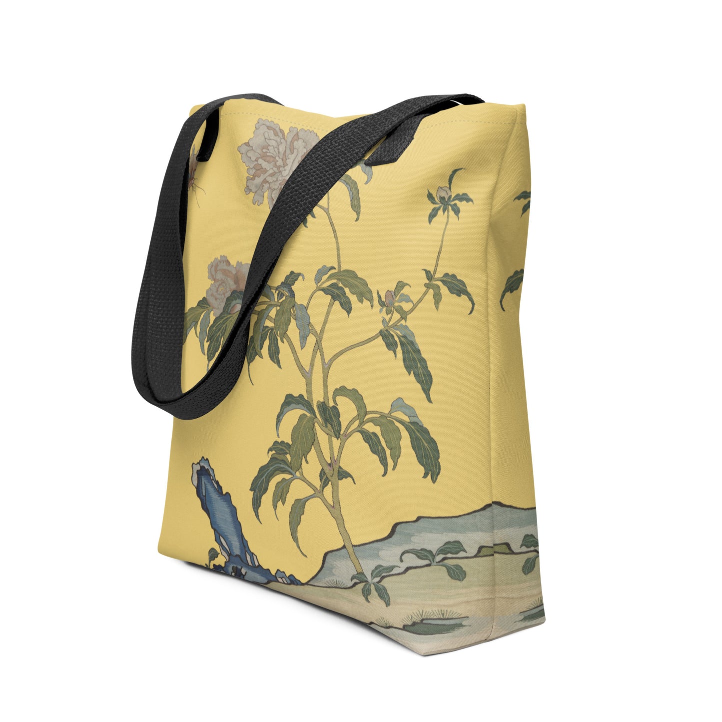 Kesi Flower Album｜Peonies and Butterfly｜Tote bag｜Gold